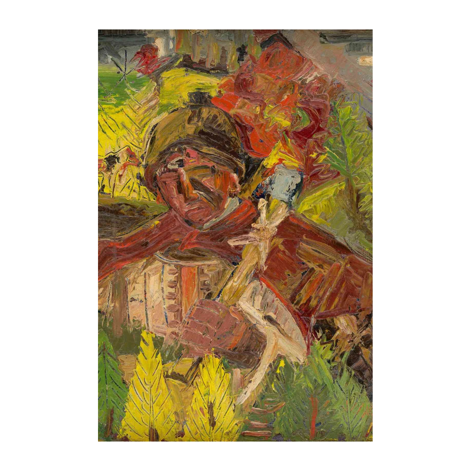 Expressive Expressionist Landscape Wall Art