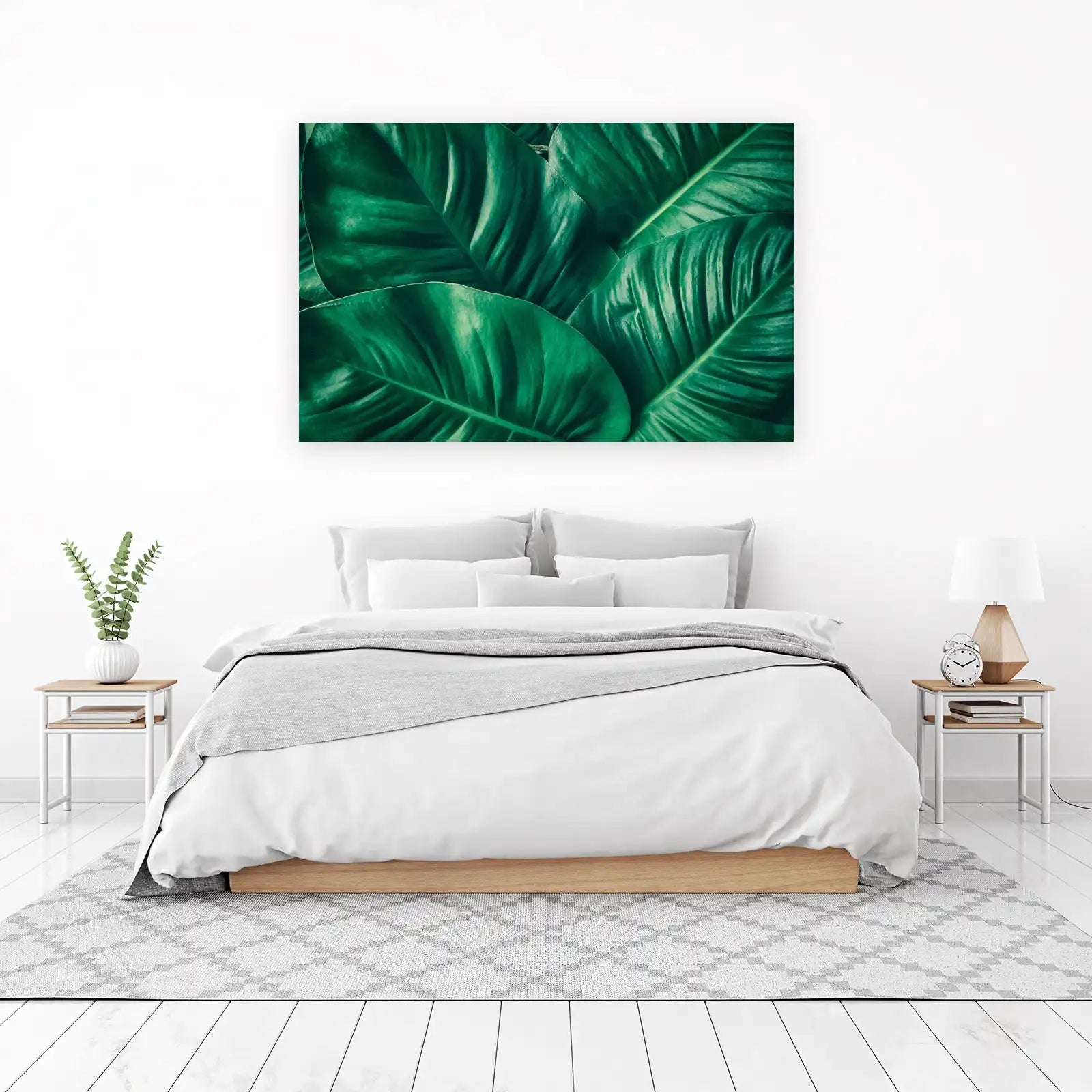 Lush Greenery Tropical Leaves Wall Art
