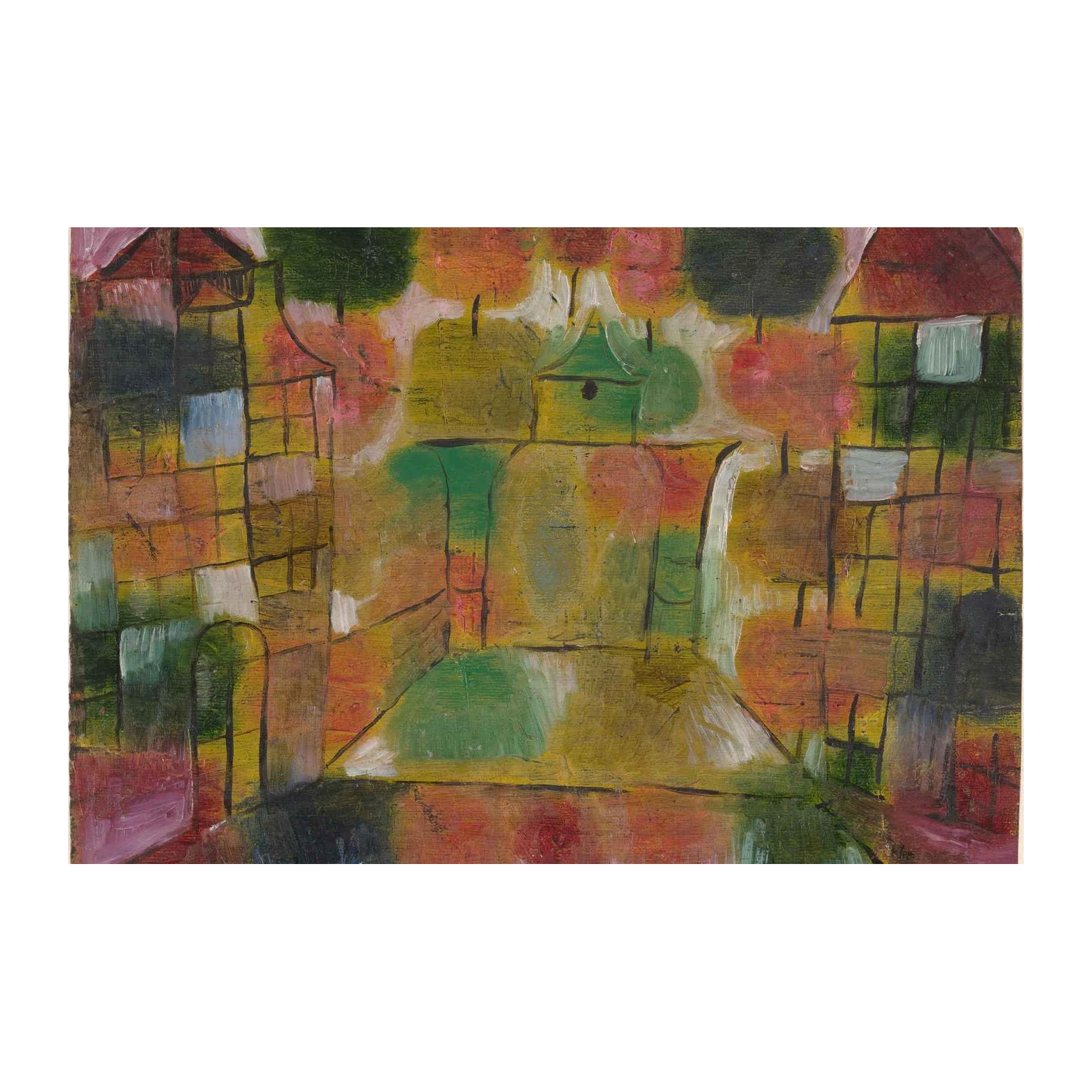 Abstract Cityscape Wall Art