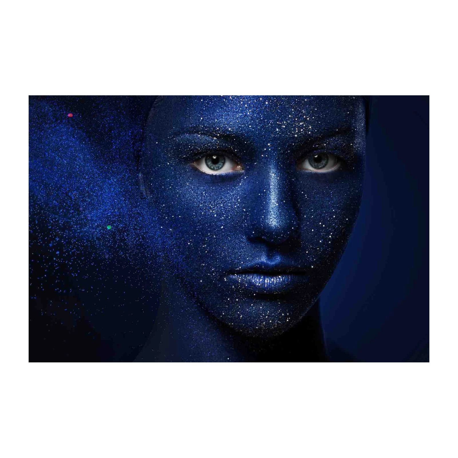 Cosmic Glitter Face Wall Art Wall Art