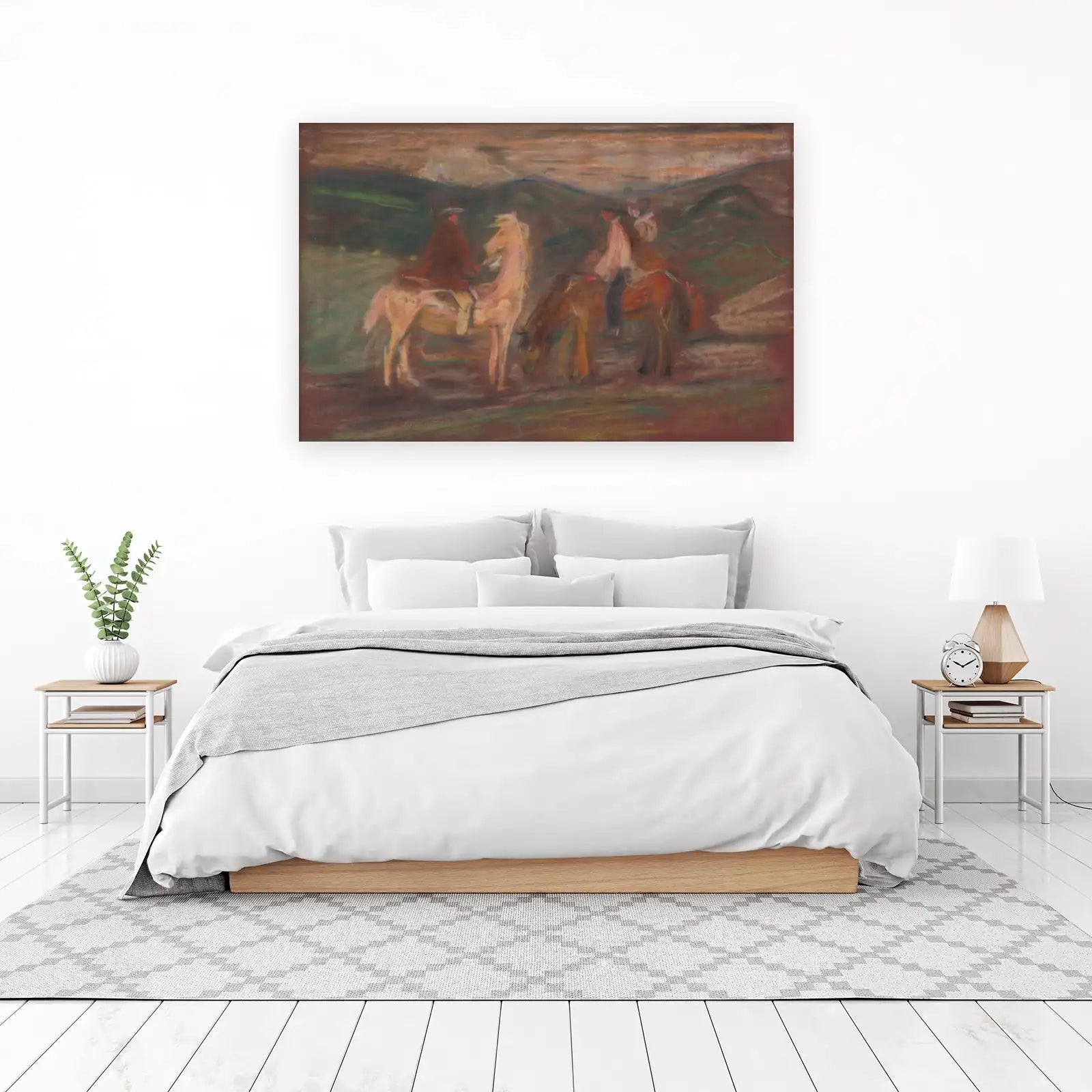 Equestrian Journey Pastel Wall Art