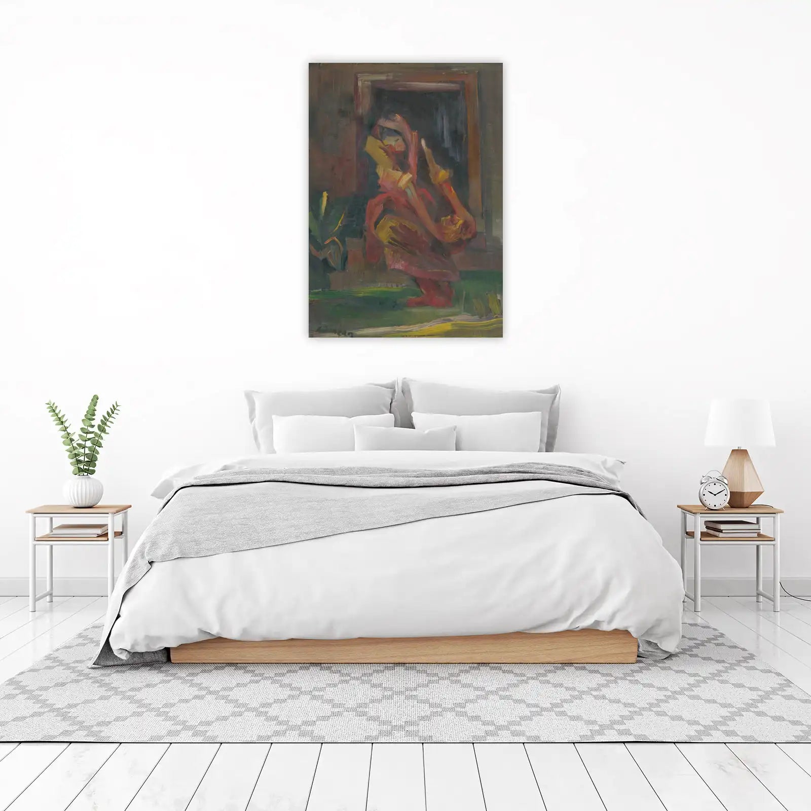 Earthy Tones Figure Study Wall Art