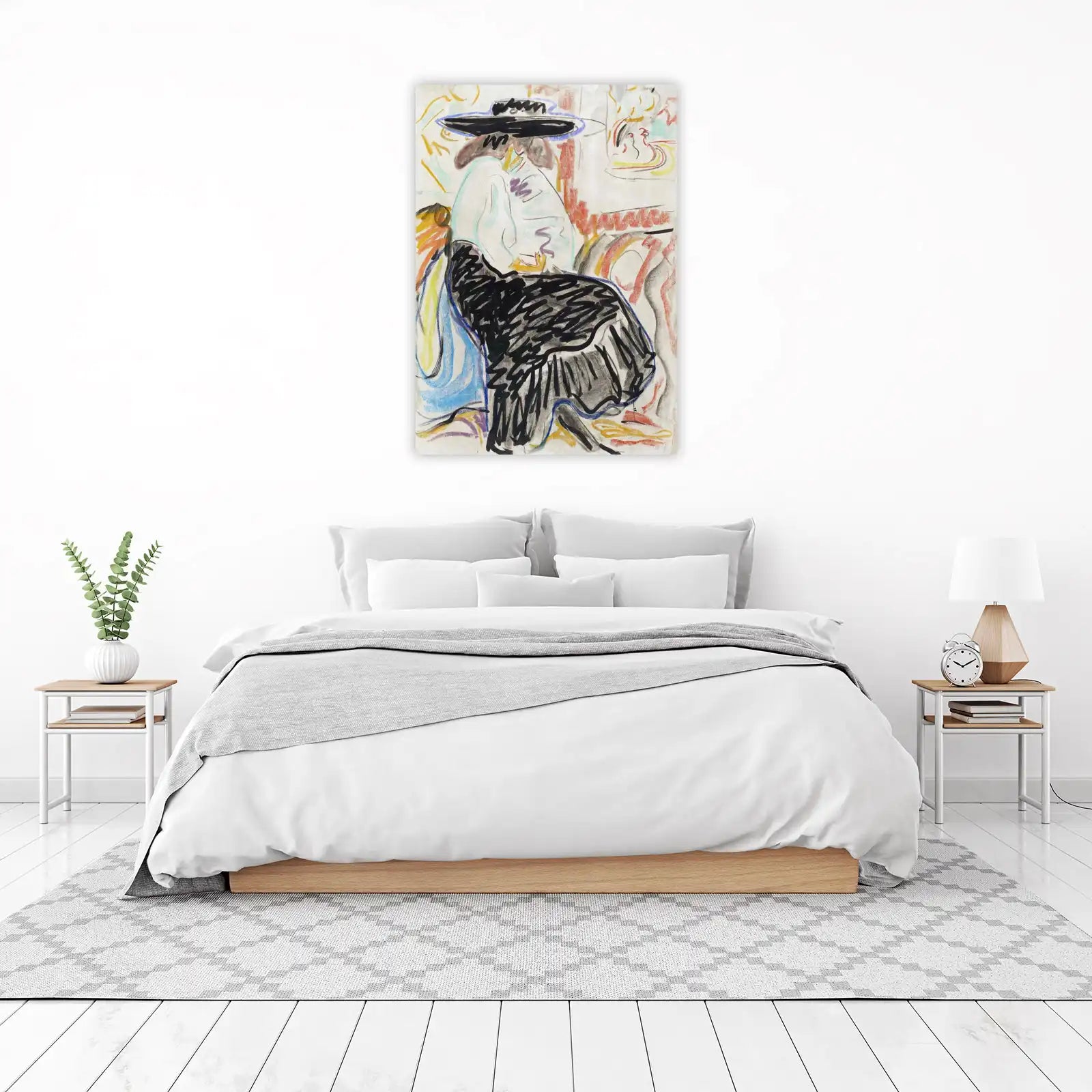 Elegant Parisian Cafe Scene Wall Art