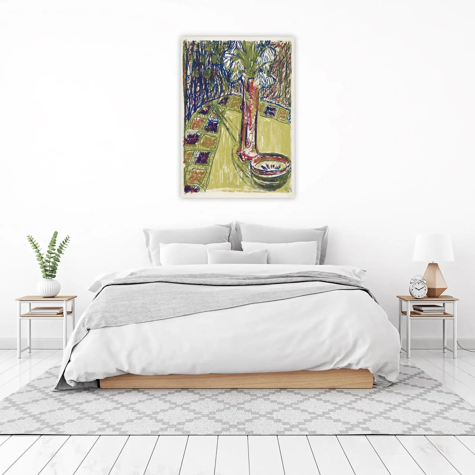 Vibrant Botanical Still Life Wall Art