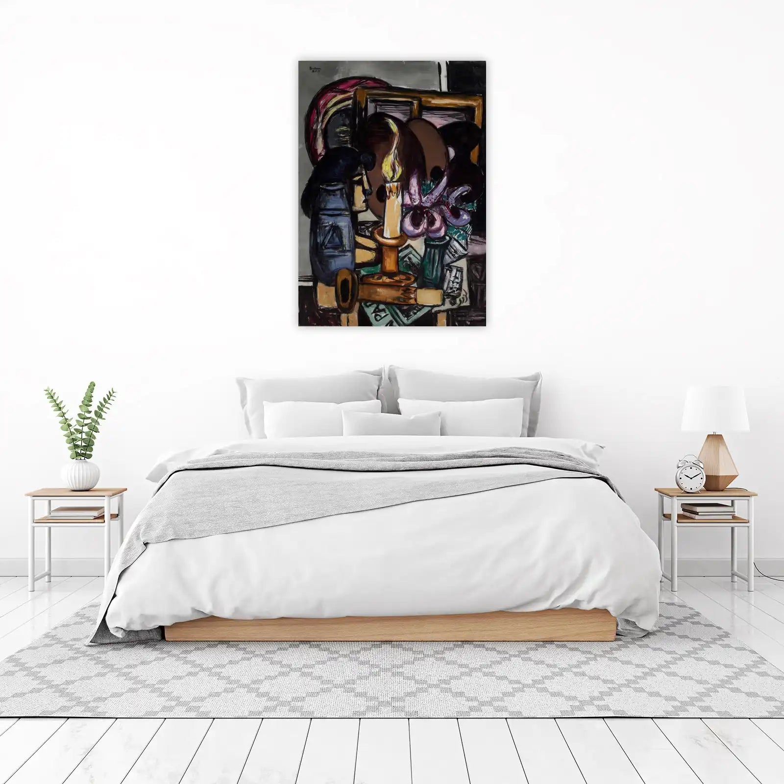 Still Life with Candle Wall Art