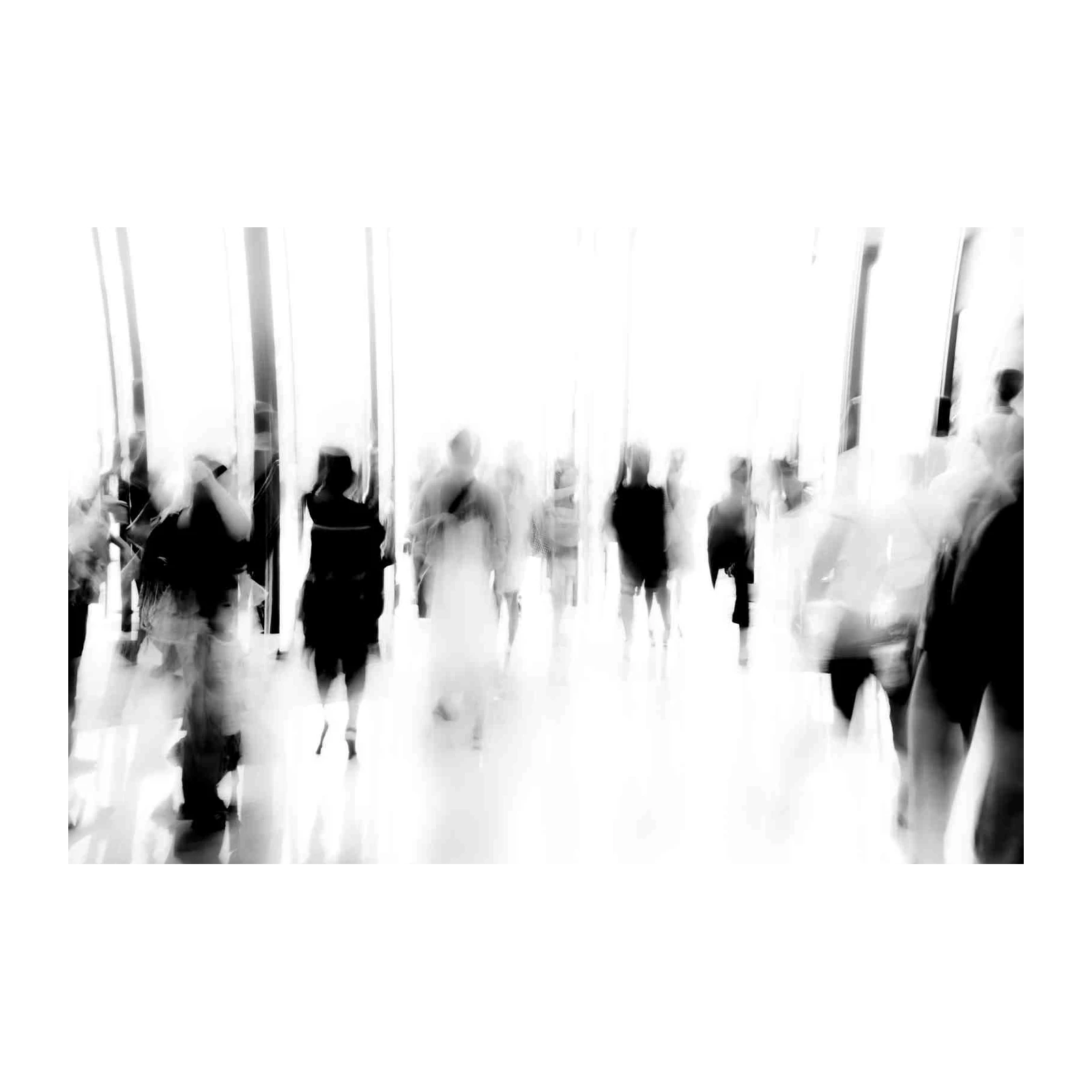 Abstract Movement People Wall Art