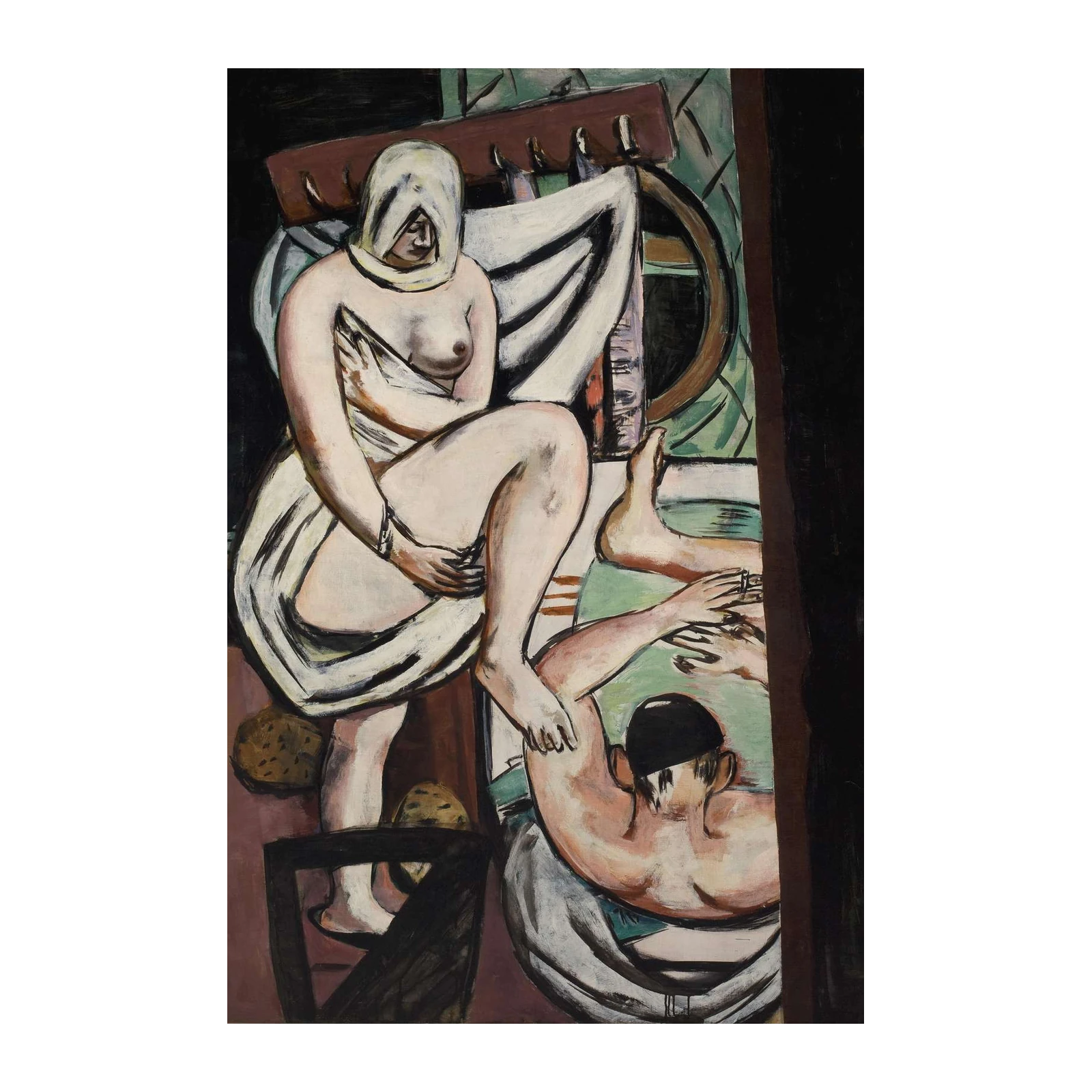 Abstract Nude Figures Wall Art
