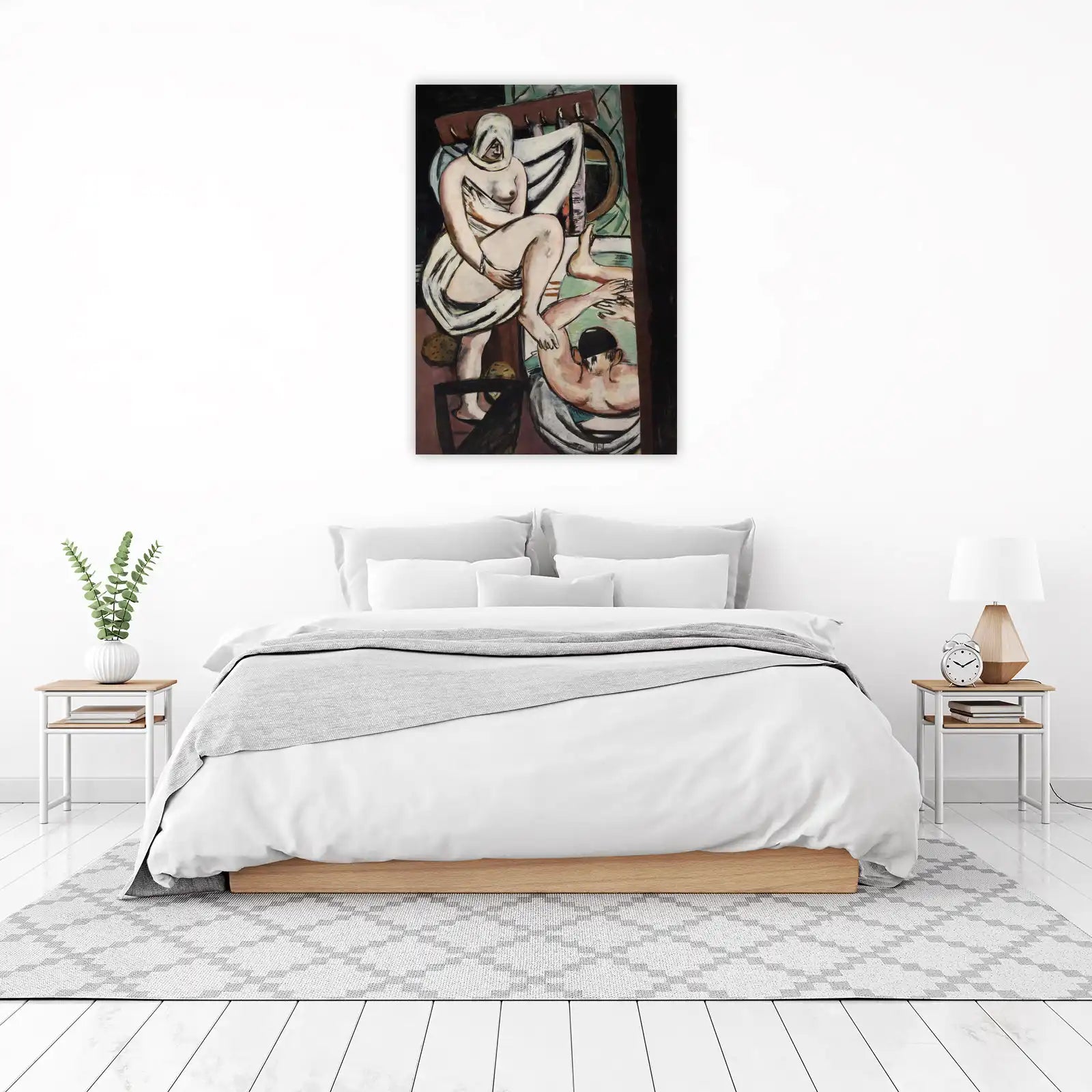 Abstract Nude Figures Wall Art