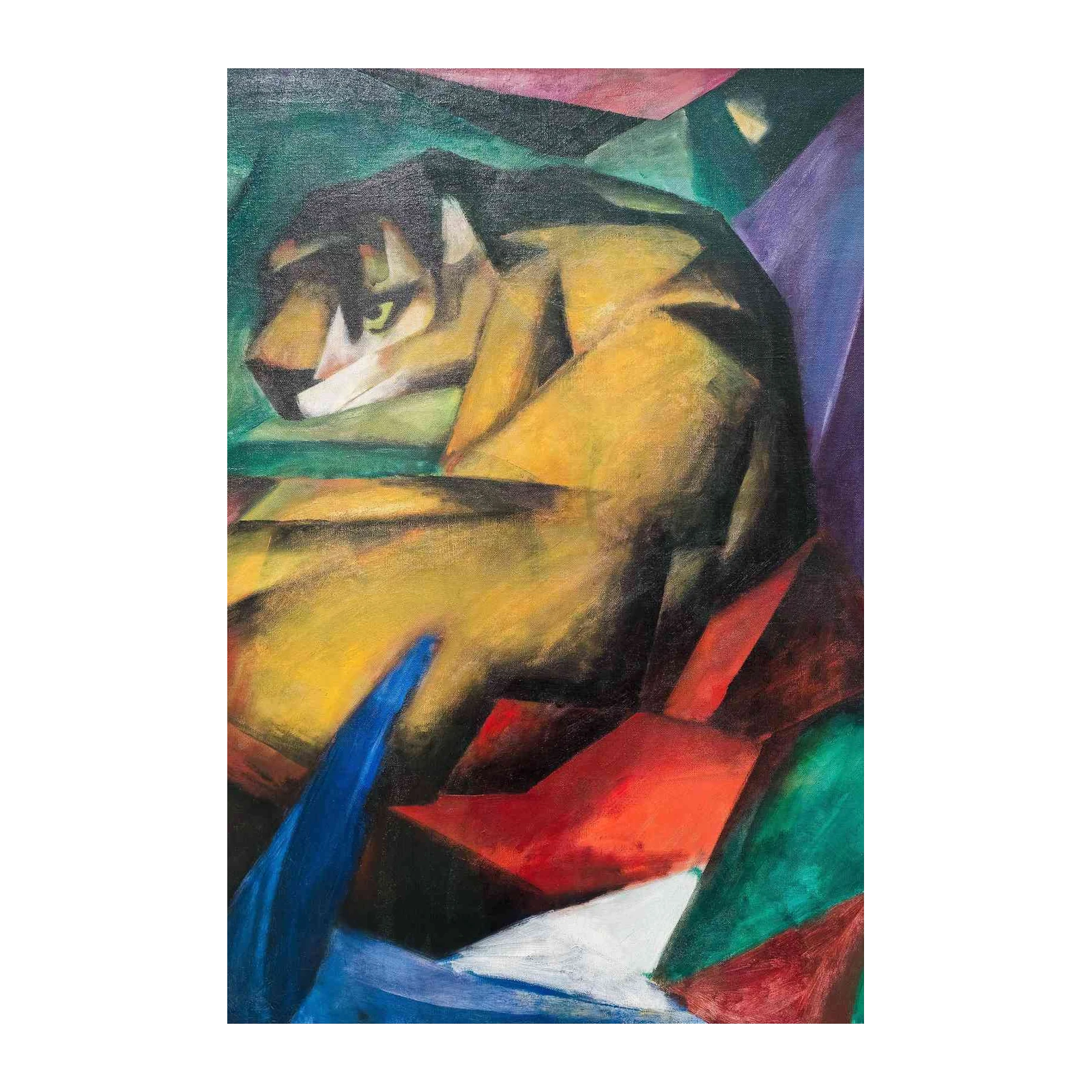 Abstract Tiger Art Wall Art