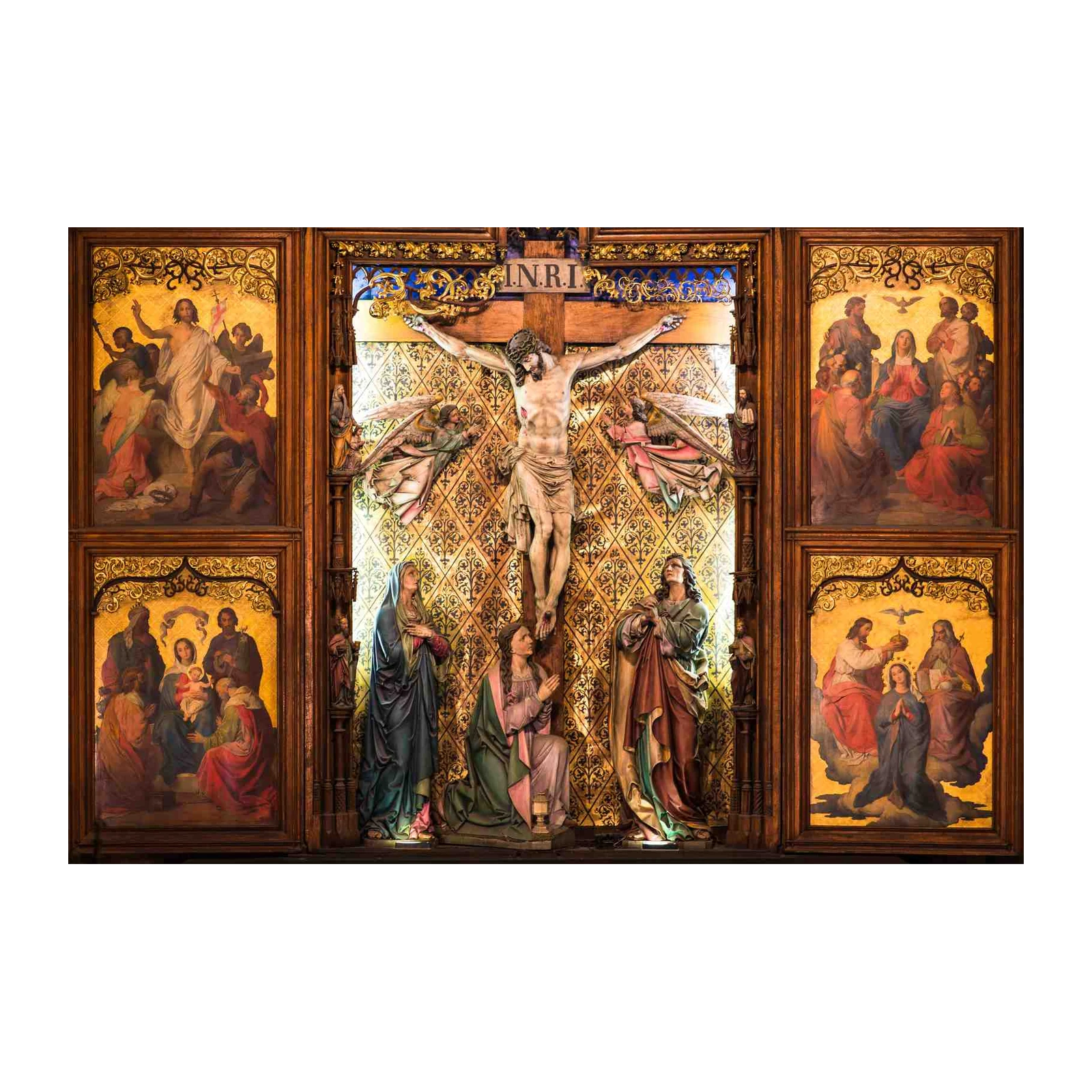 Religious Iconography Jesus Christ Crucifixion Wall Art
