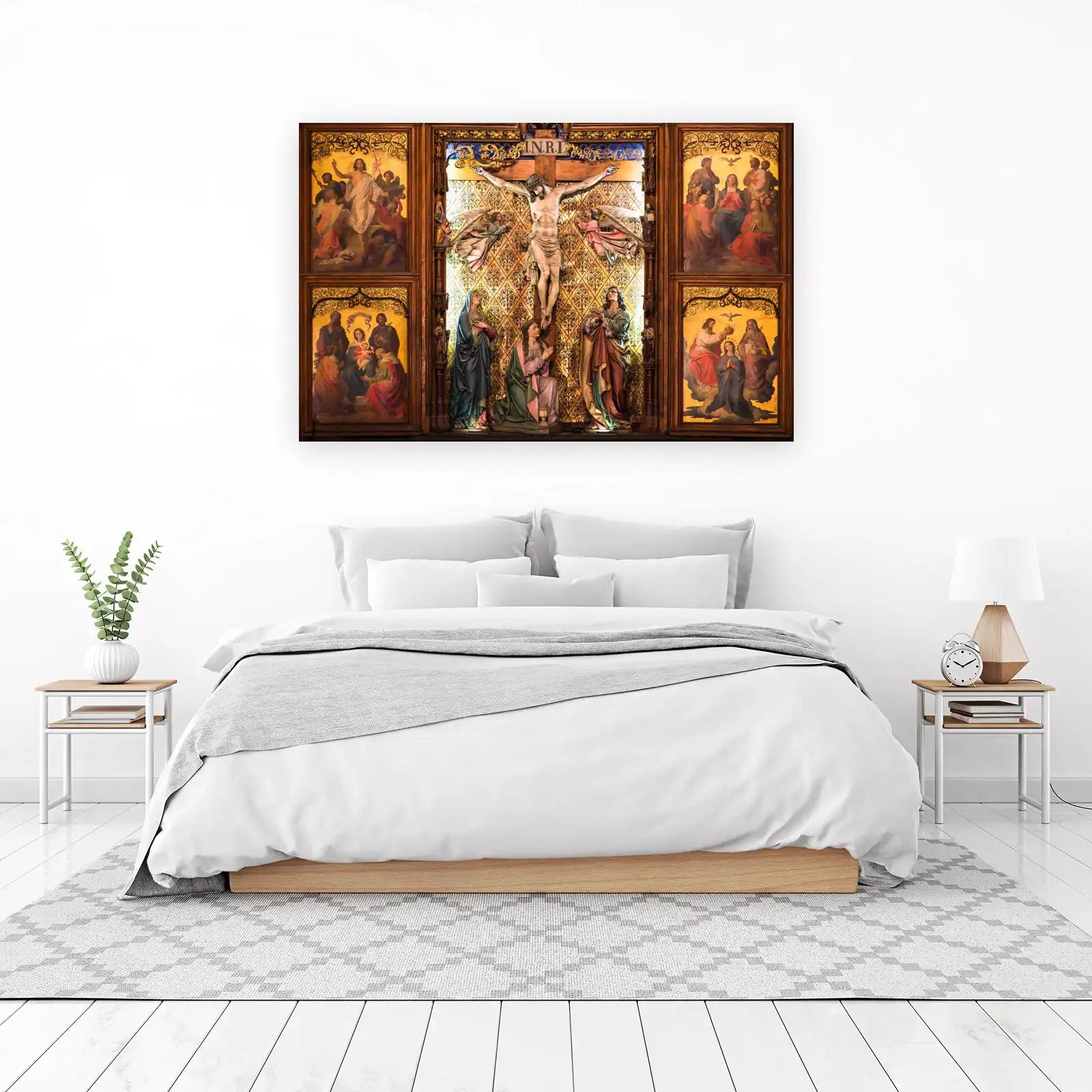 Religious Iconography Jesus Christ Crucifixion Wall Art