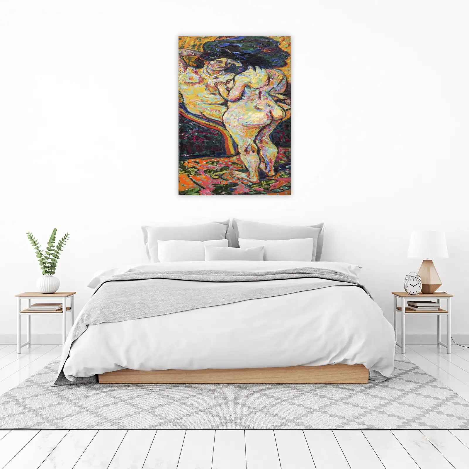 Vibrant Nudes Expressionist Art Wall Art