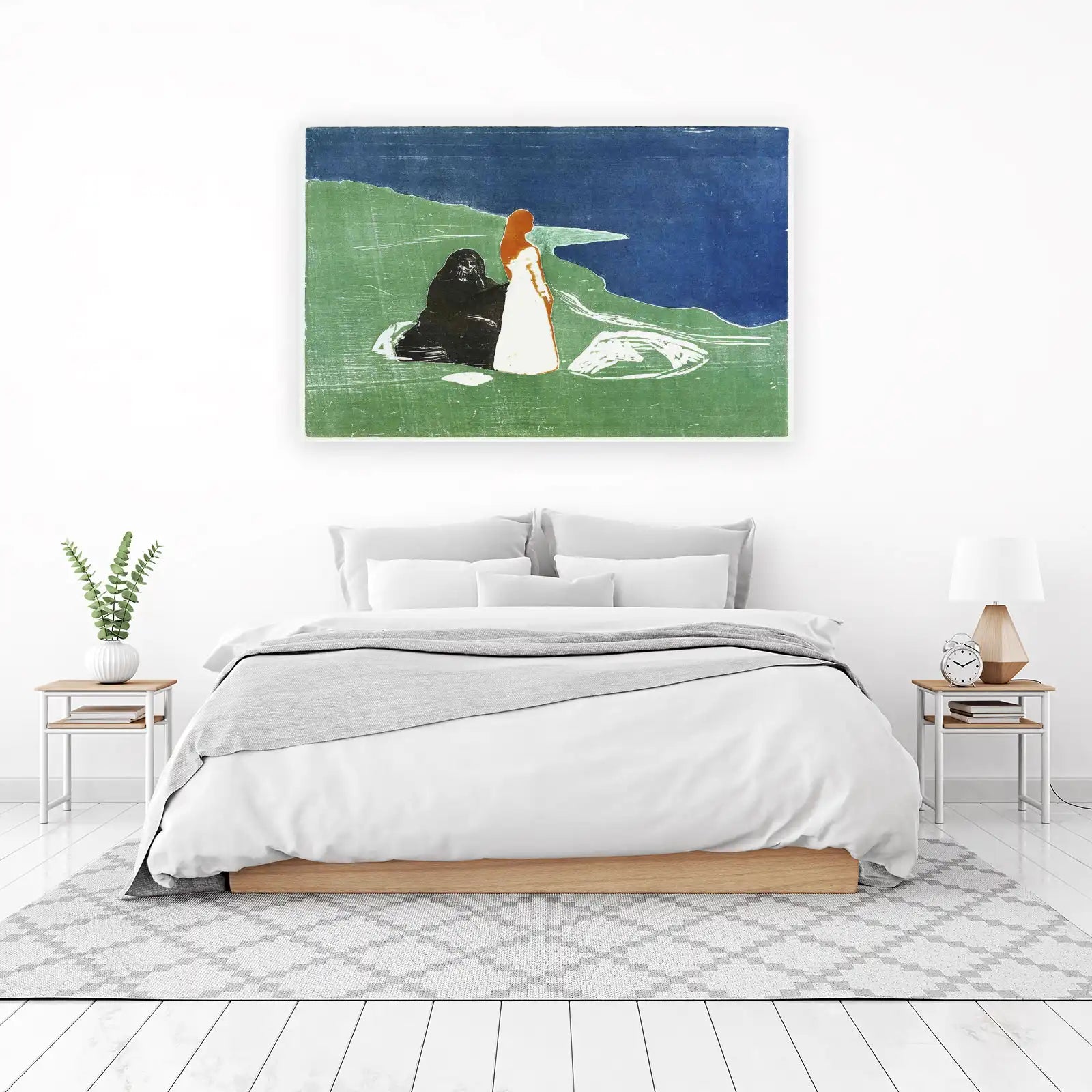 Melancholy Embrace Coastal Wall Art