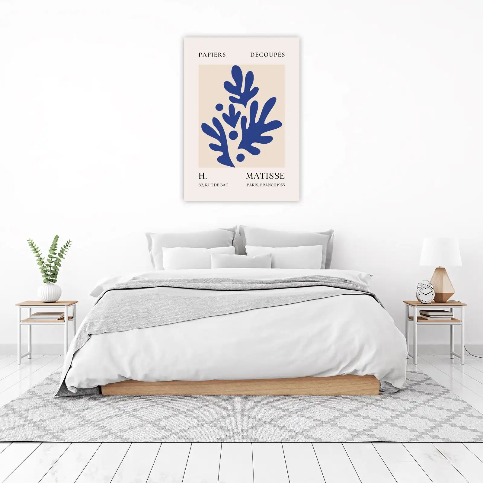 Blue Botanical Matisse Cut-Out Wall Art