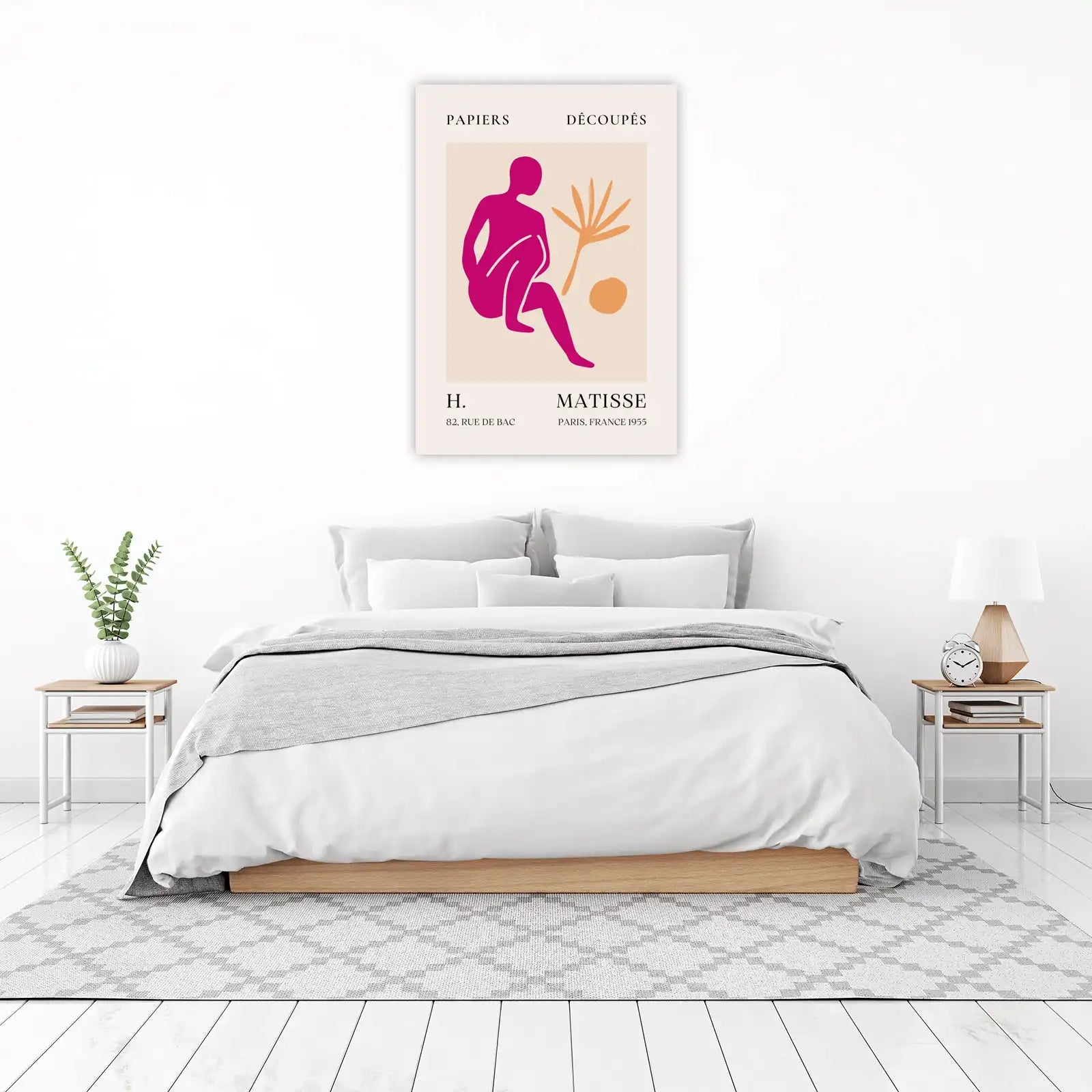 Matisse Inspired Figure & Botanicals Wall Art