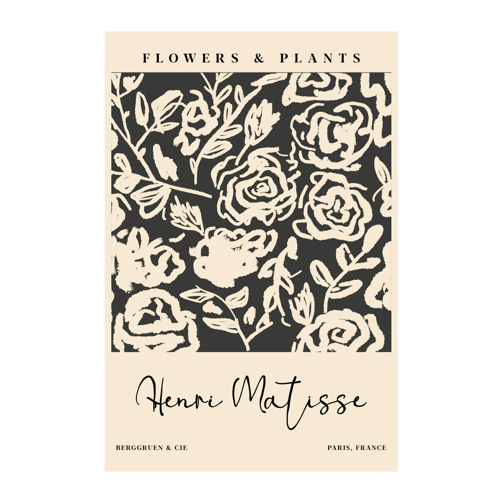 Matisse Floral Botanical Matisse Wall Art