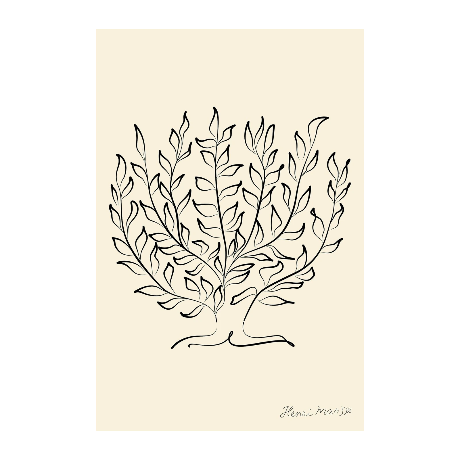Minimalist Botanical Line Art Wall Art