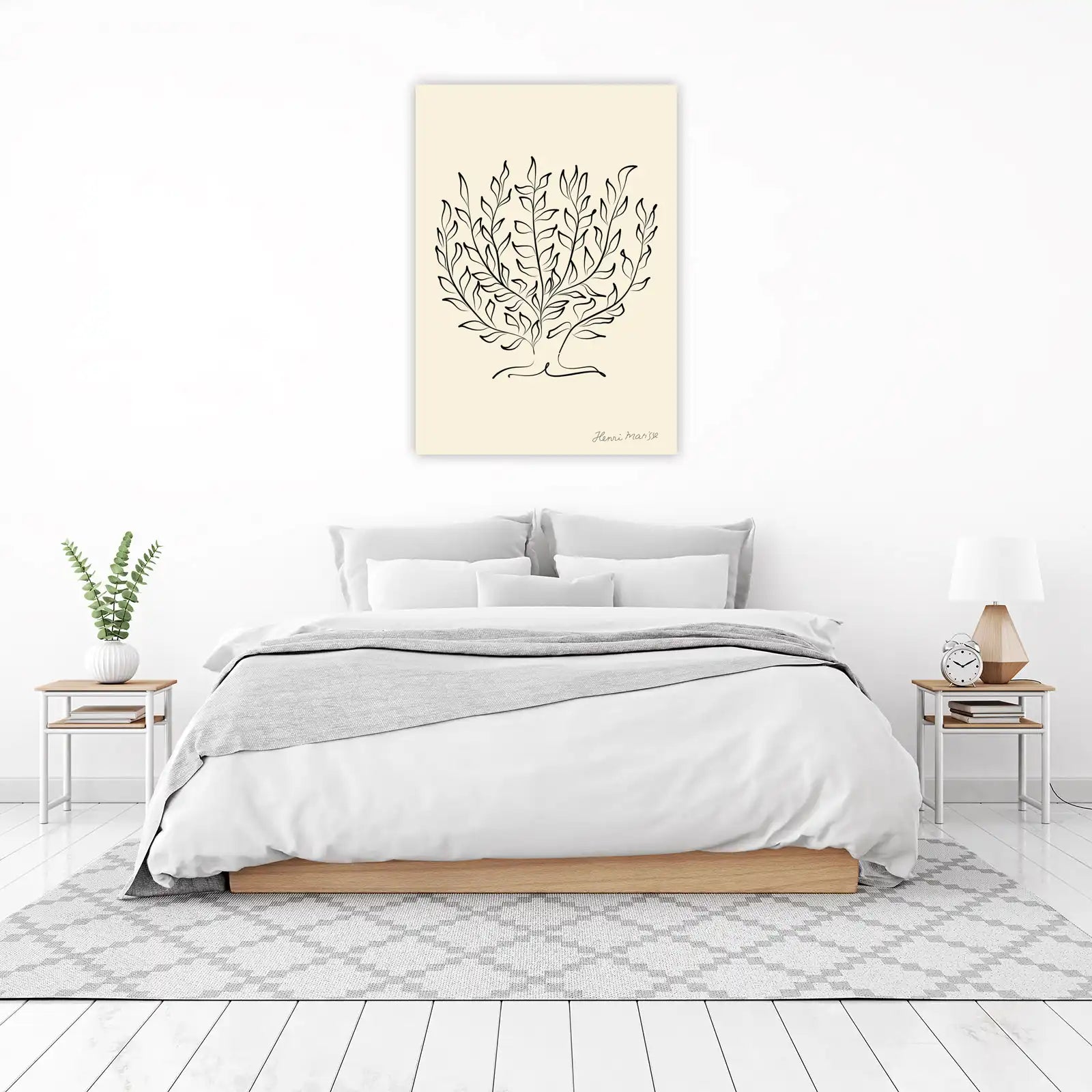 Minimalist Botanical Line Art Wall Art