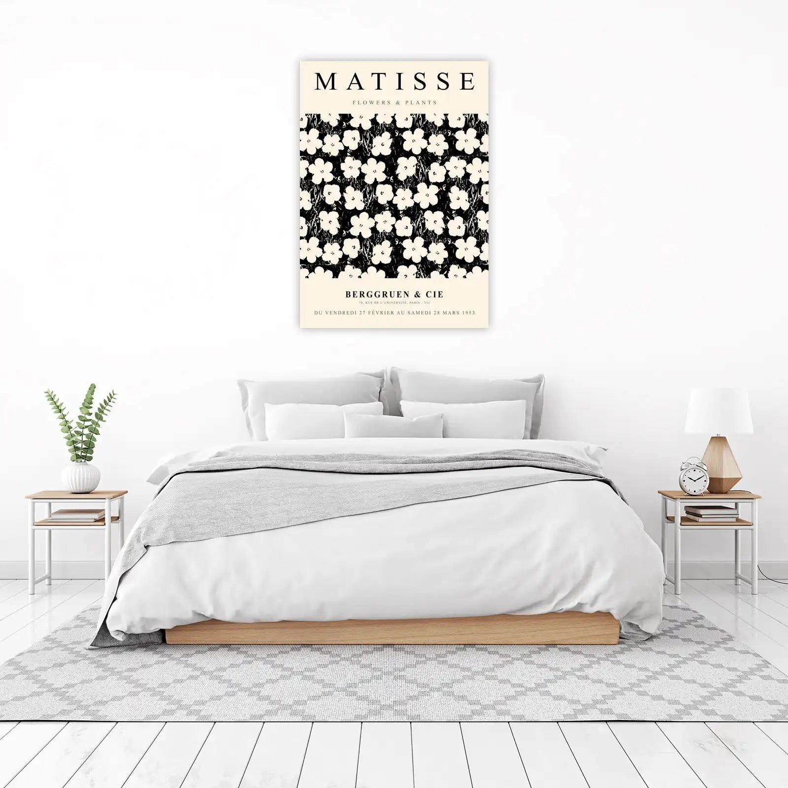 Vintage Matisse Flowers Botanical Wall Art