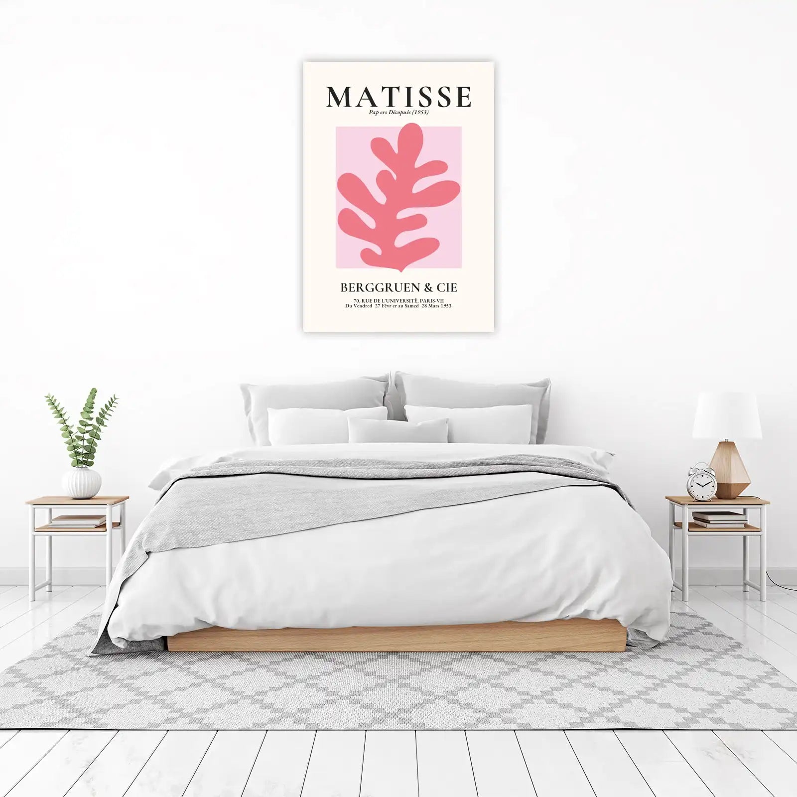 Matisse Pink Coral Cut-Out Wall Art