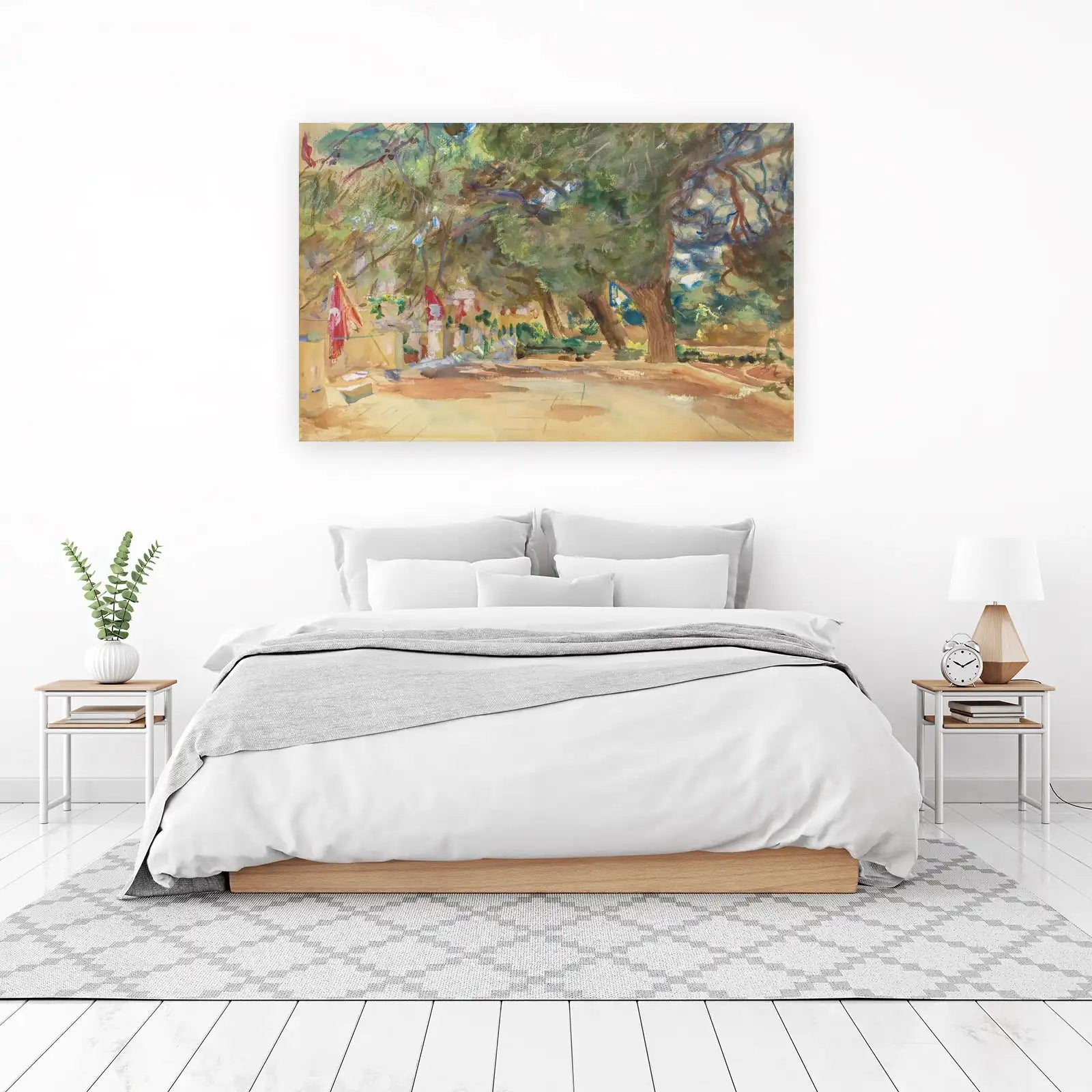 Lush Mediterranean Grove Wall Art