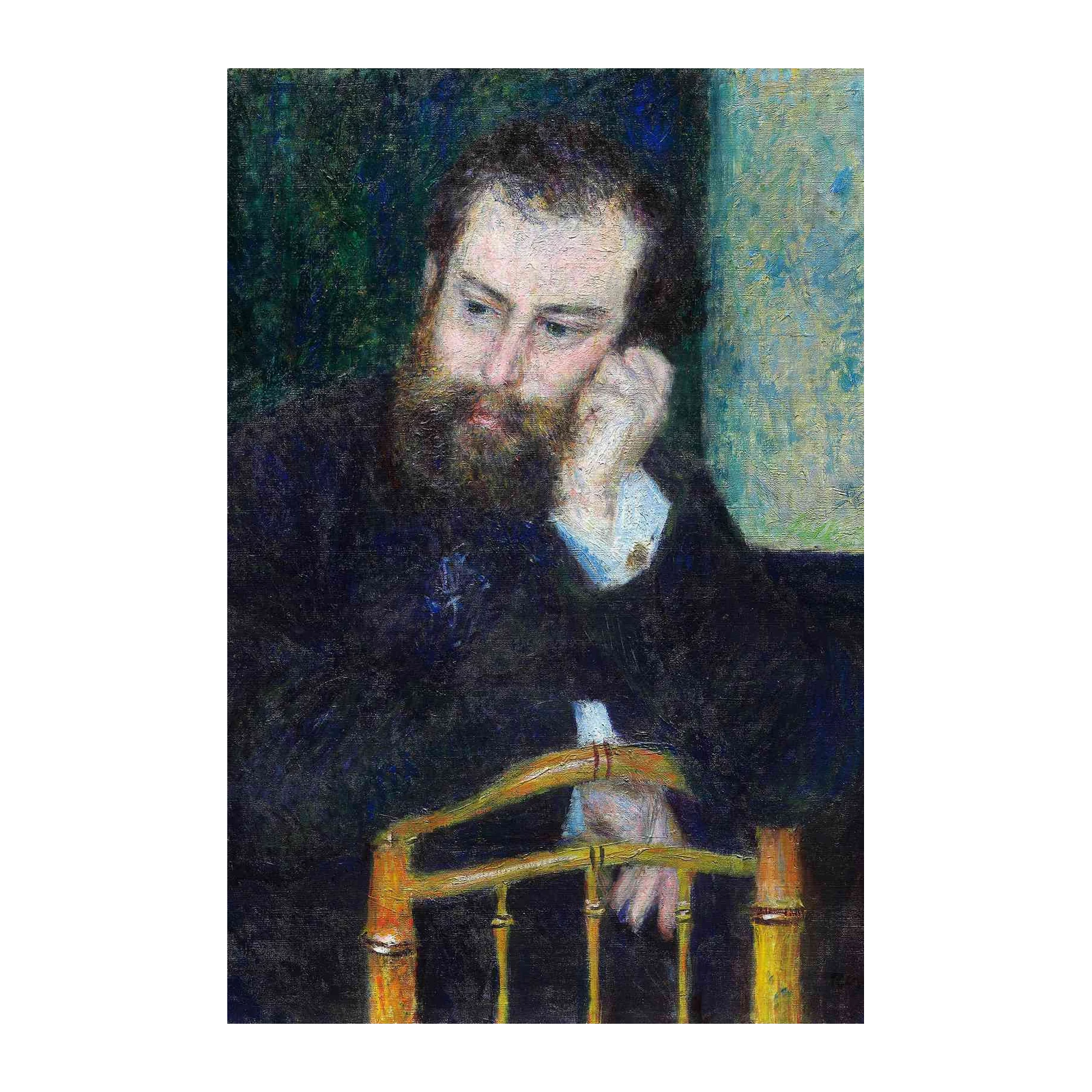 Thoughtful Man Portrait Wall Art