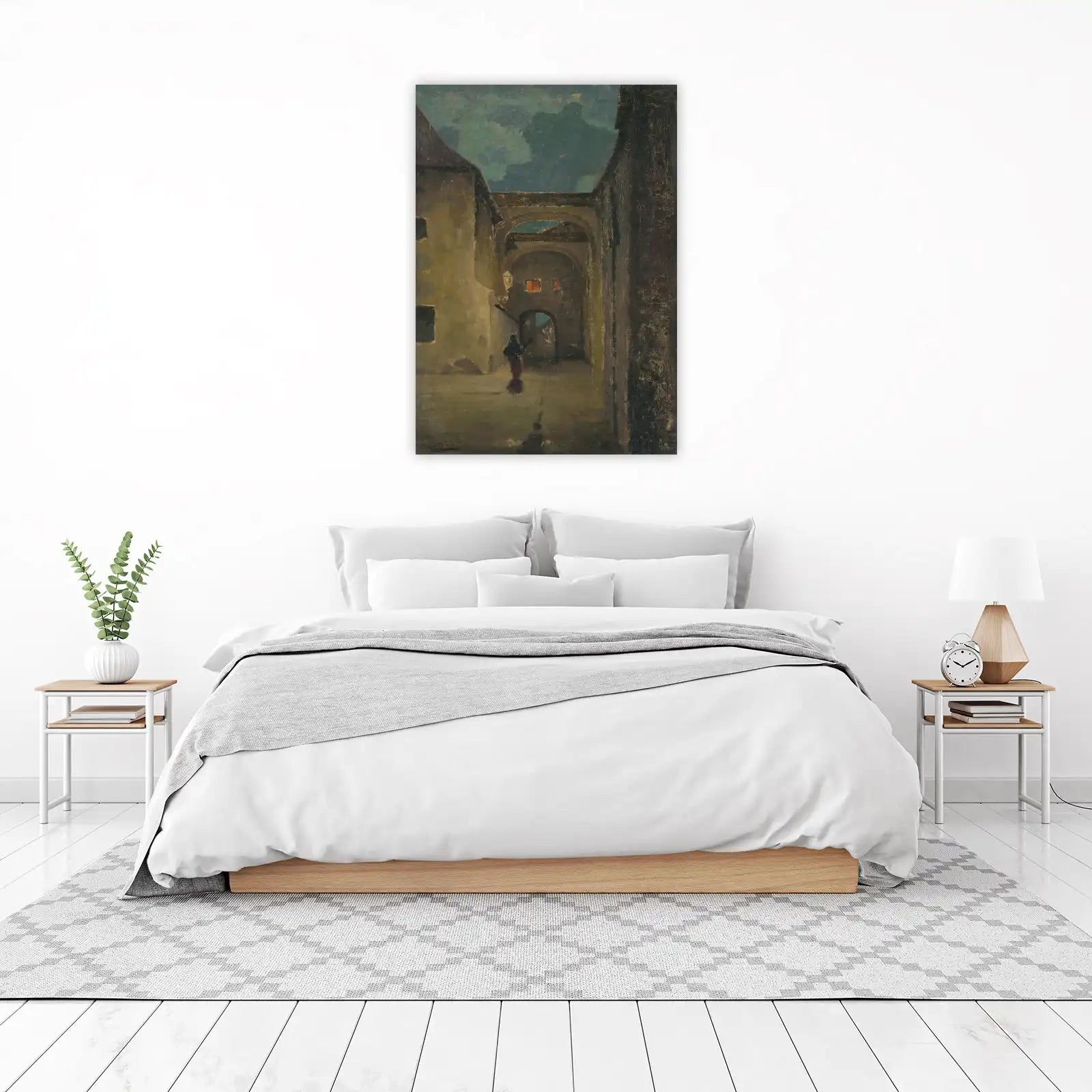 Moody Evening Alley Wall Art