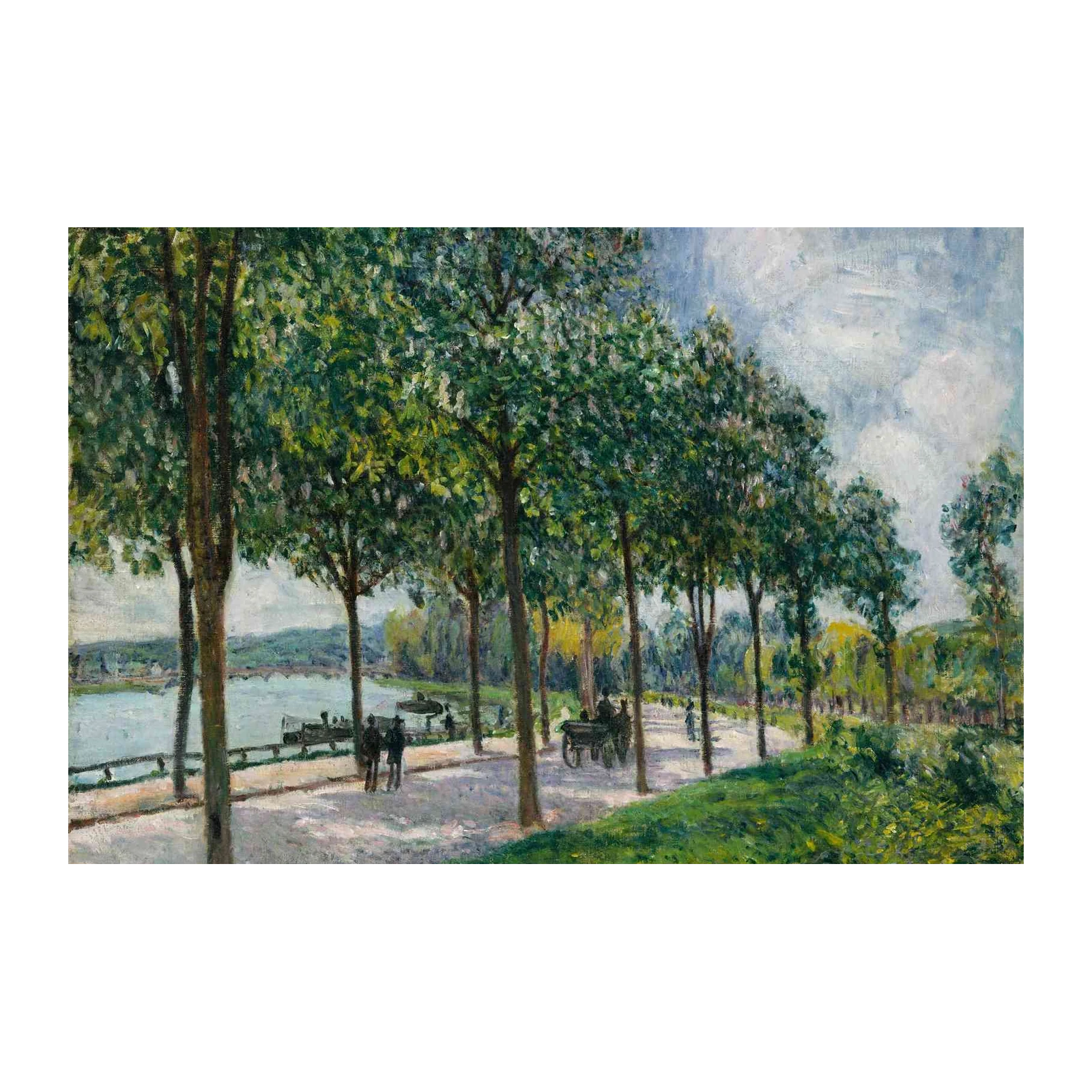 Impressionist Riverside Serenity Wall Art