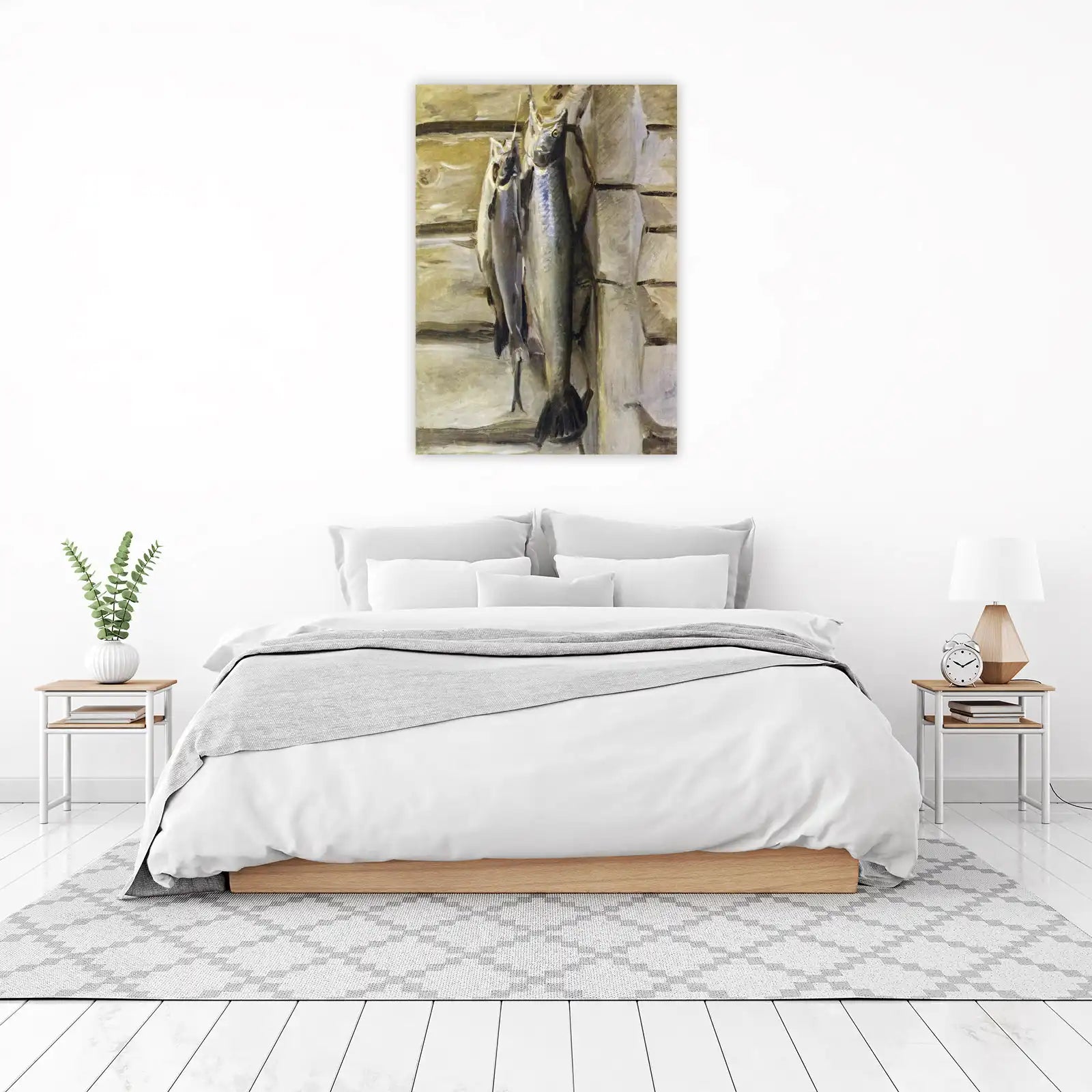 Coastal Catch Fresh Fish Hanging Wall Art
