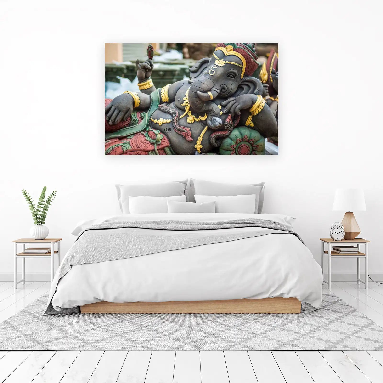 Serene Ganesha Elephant God Wall Art