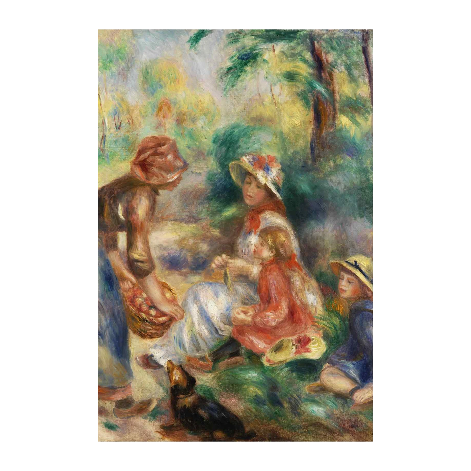 Renoir's Country Scene Wall Art