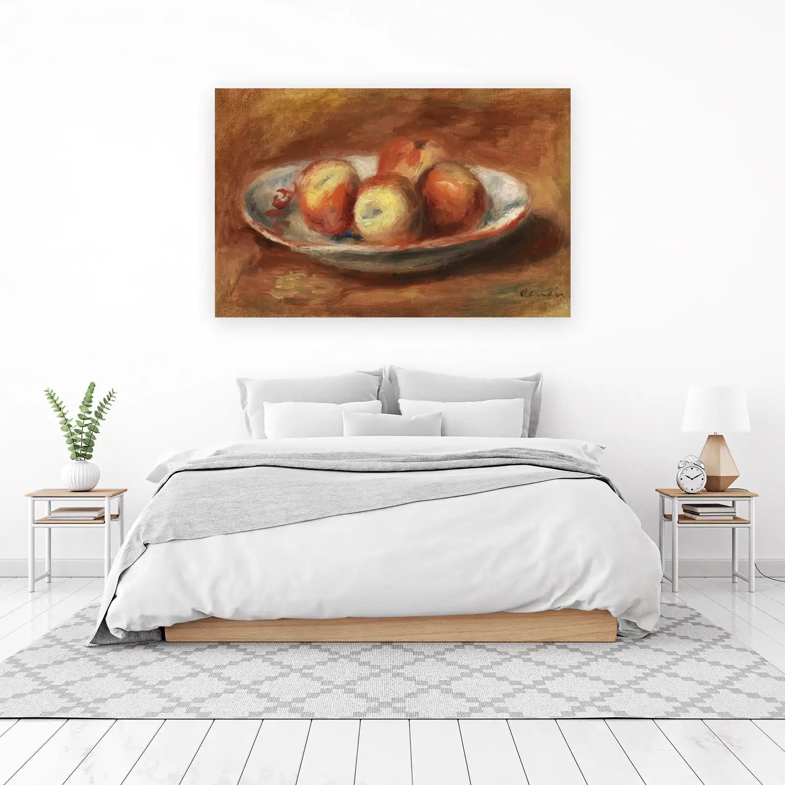 Vibrant Still Life Apples Wall Art