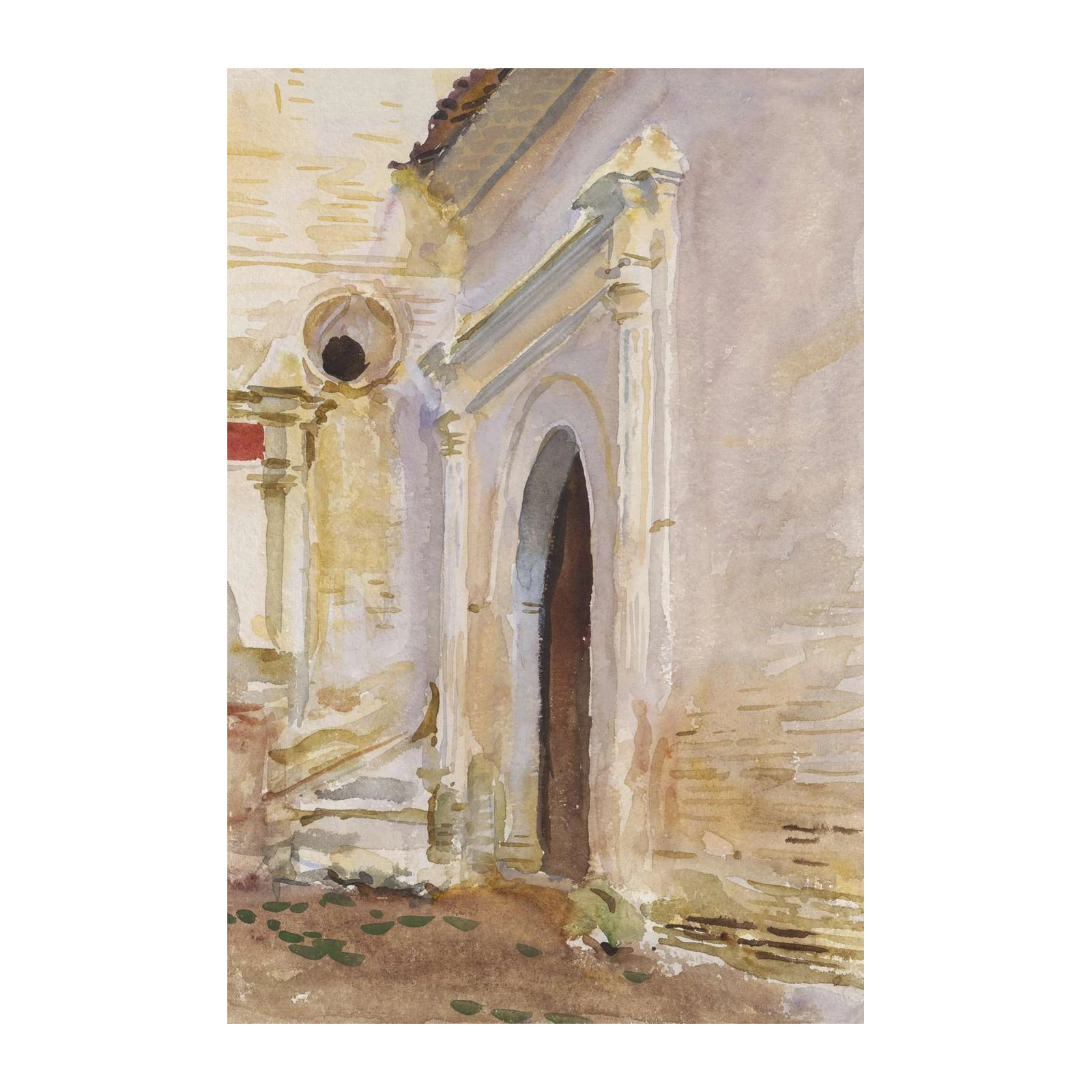 Classic Archway Watercolor Wall Art Wall Art