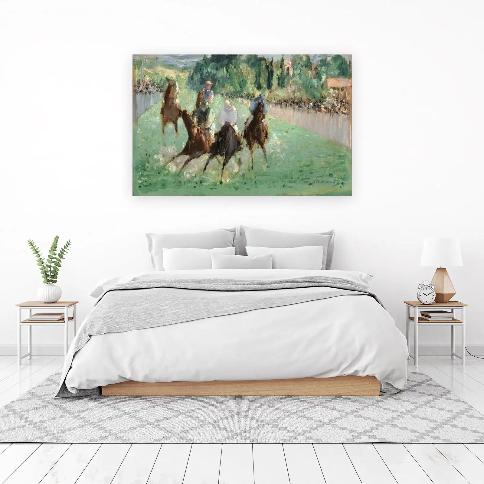 Impressionist Horse Race Wall Art