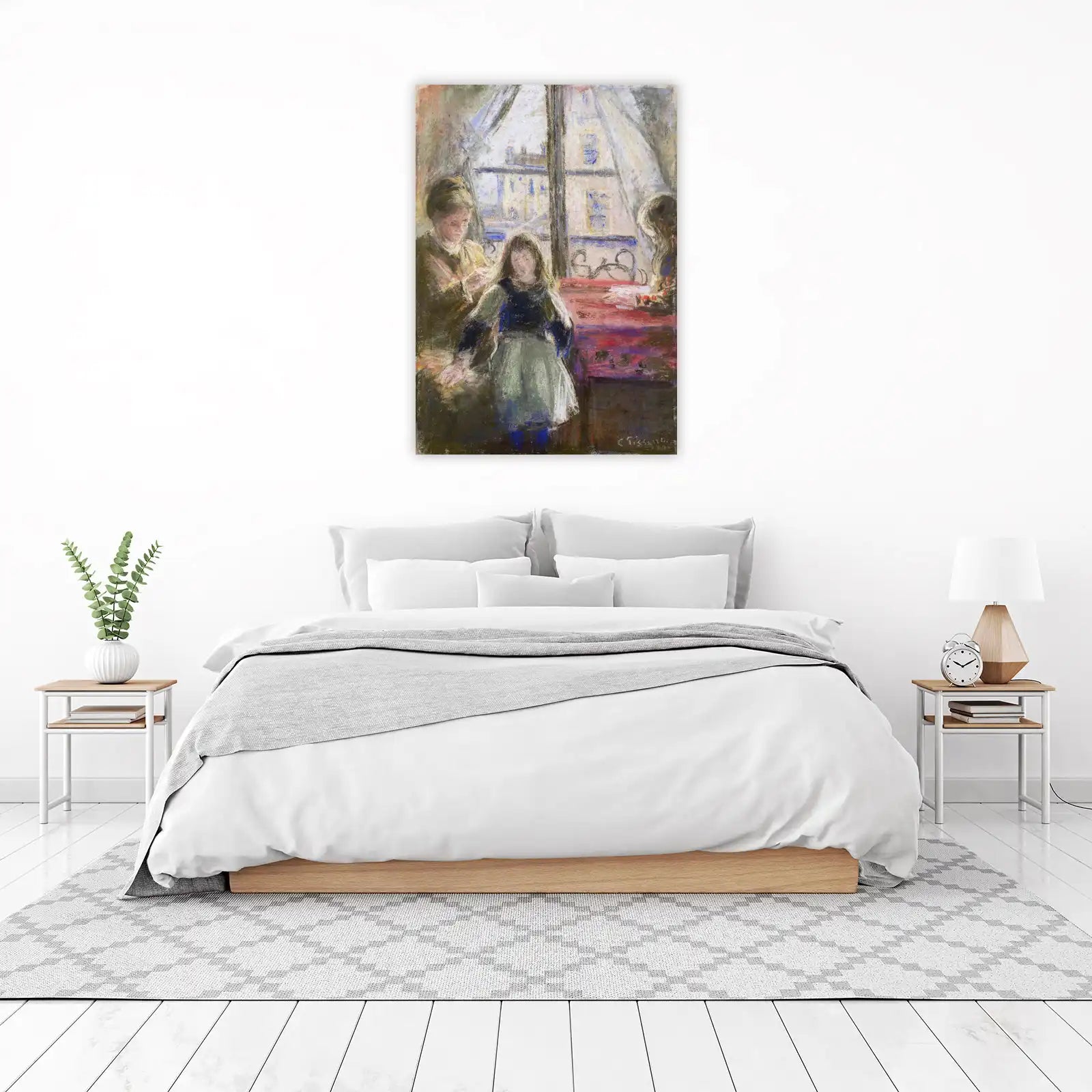 Impressionist Family Scene Wall Art
