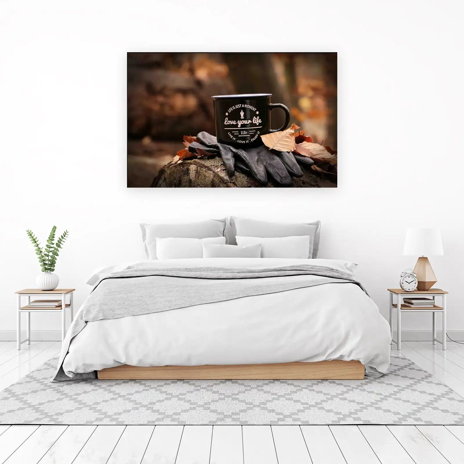 Love Your Life Enamel Mug Wall Art