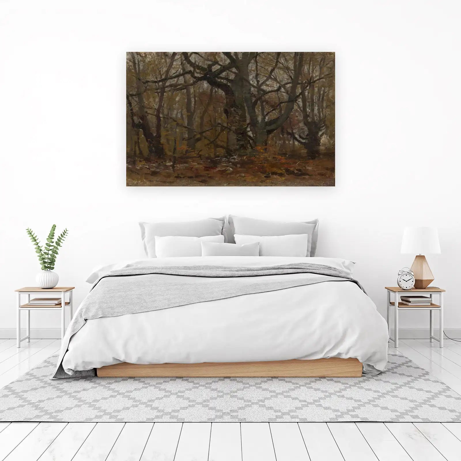 Atmospheric Forest Scene Autumnal Wall Art