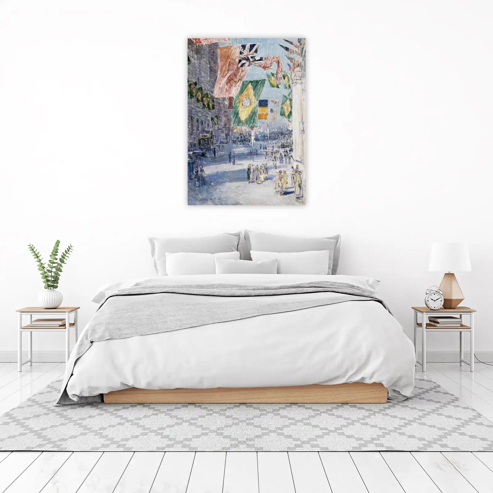 Vibrant Parade Street Scene Wall Art