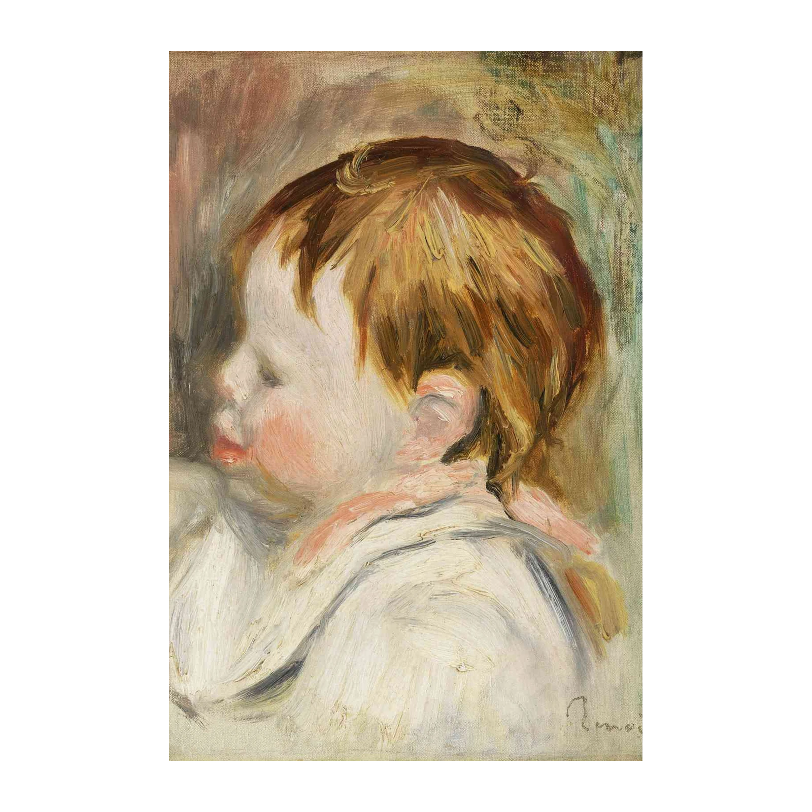 Impressionist Child Portrait Fine Art Wall Art