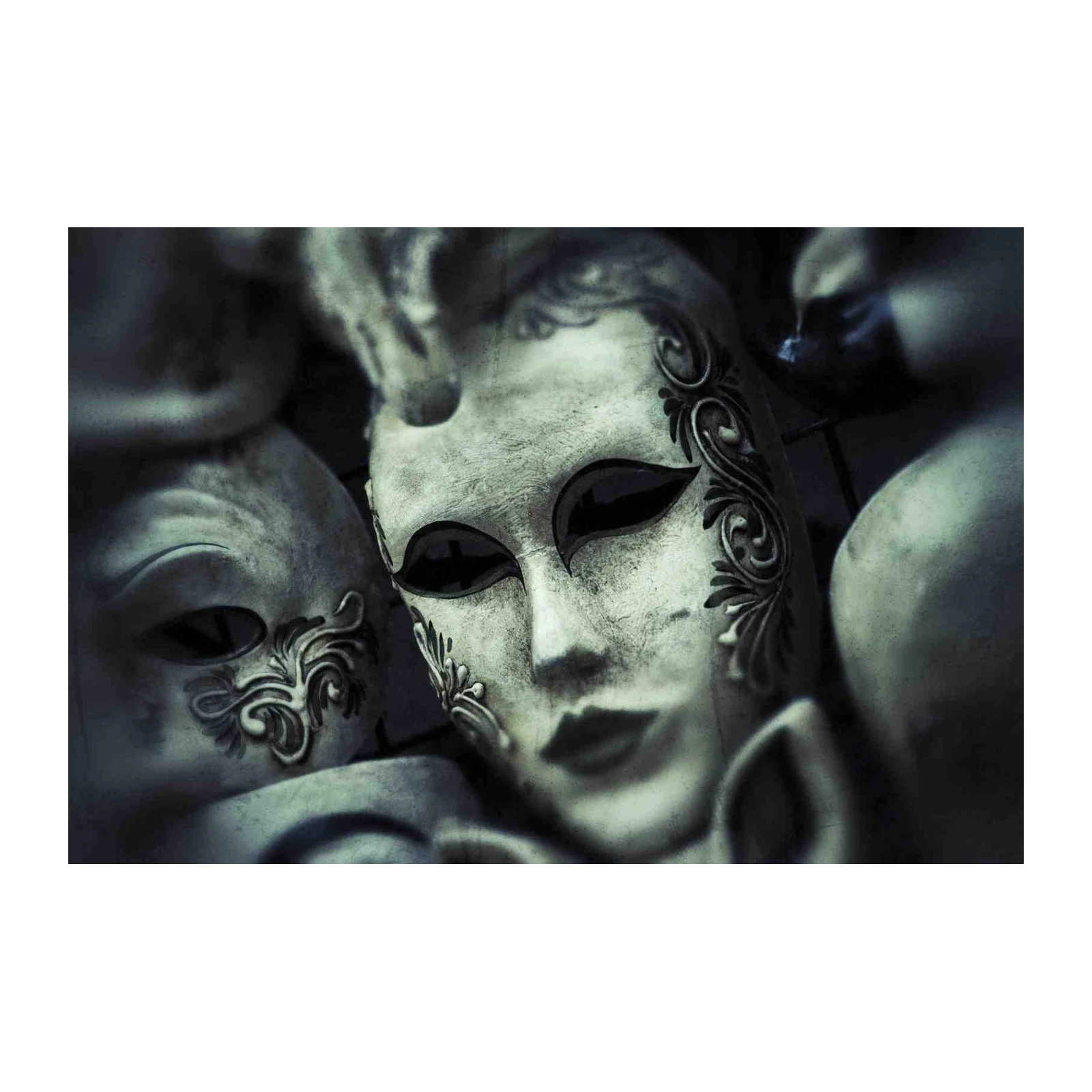 Mysterious Masquerade Masks Wall Art