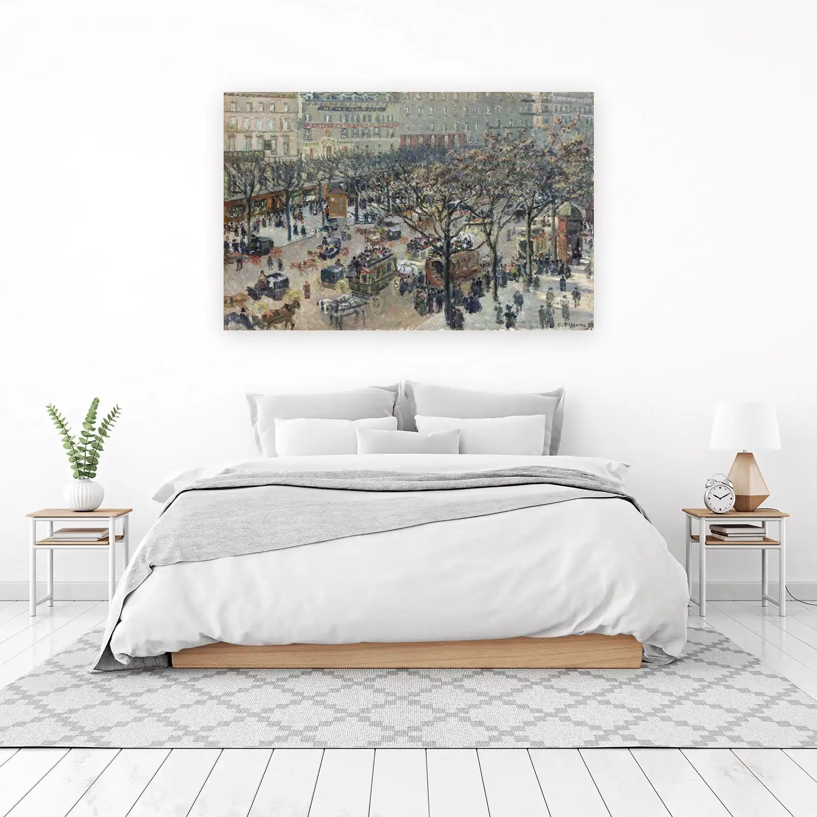Parisian Boulevard Impressionist Wall Art