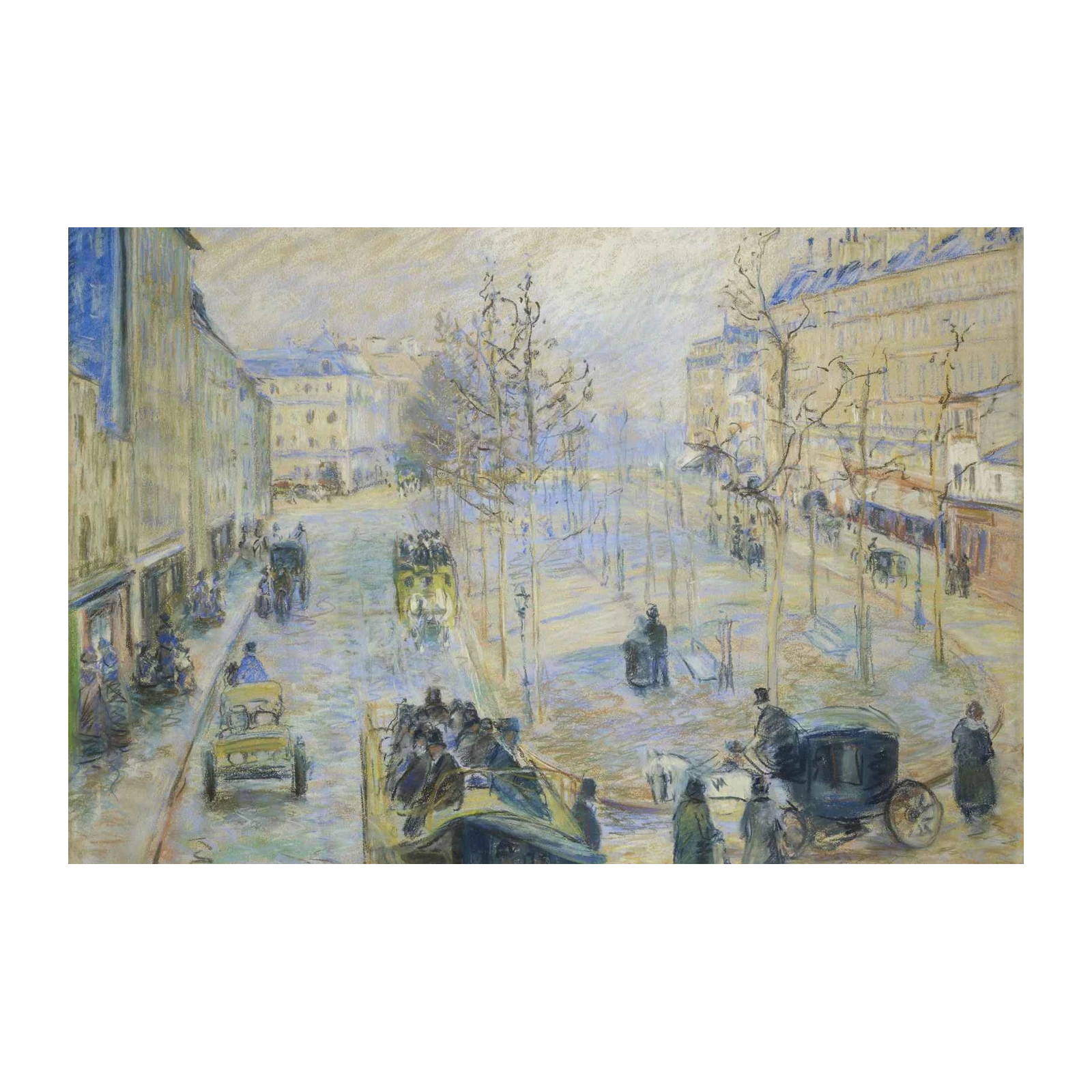 Parisian Boulevard Impressionist Wall Art