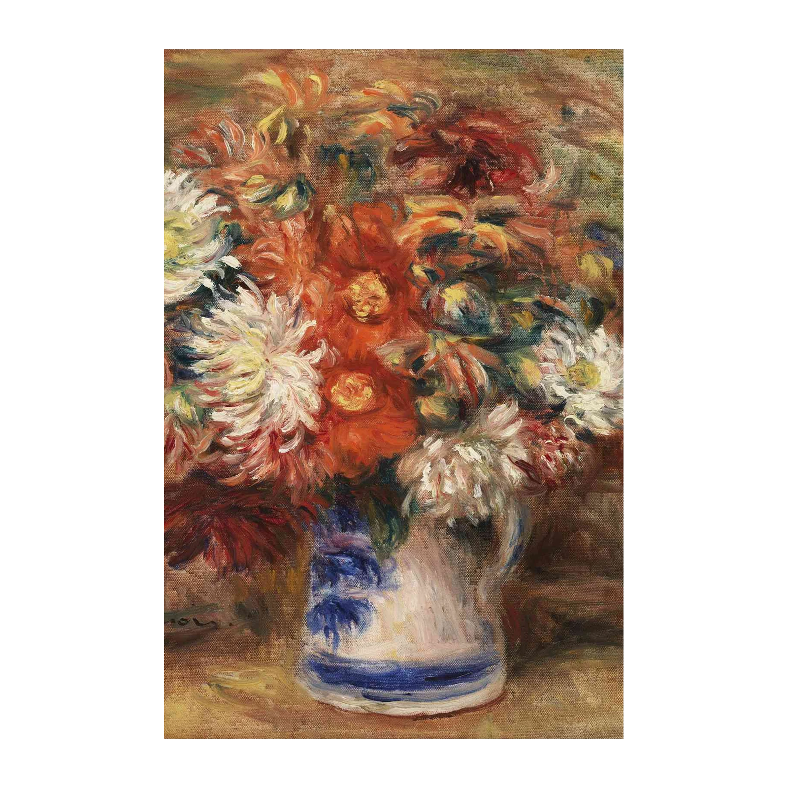 Impressionist Floral Vase Wall Art