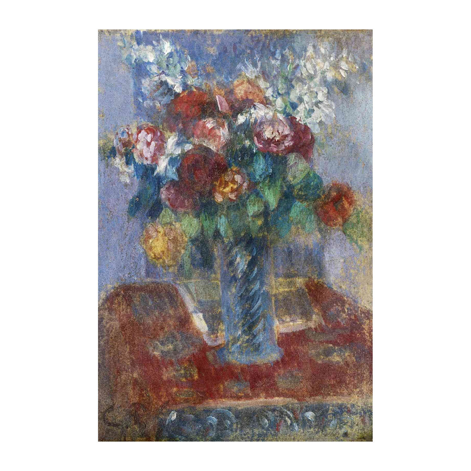 Vibrant Floral Still Life Wall Art
