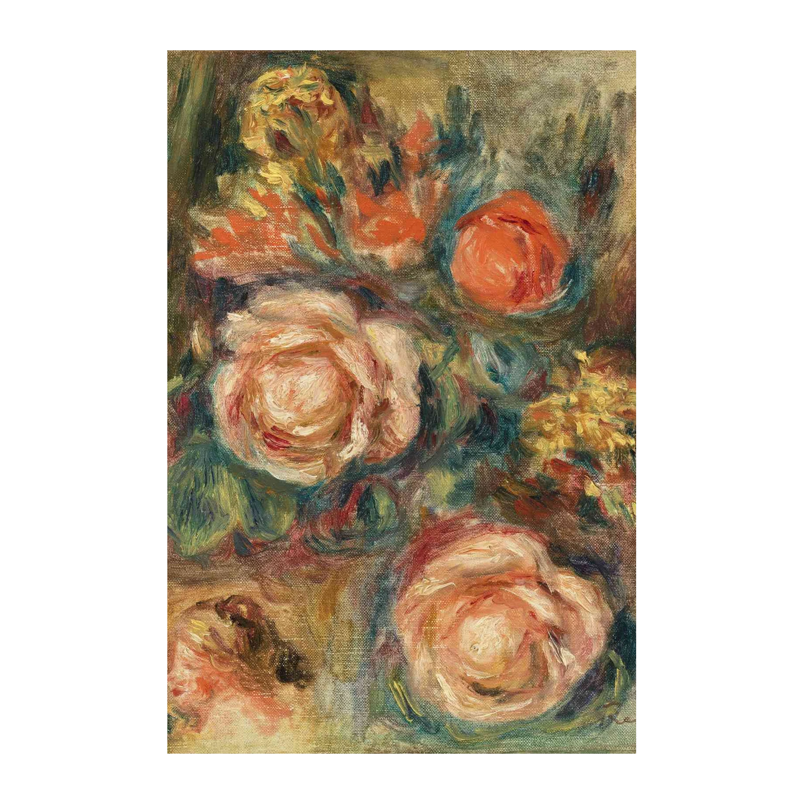 Impressionist Rose Garden Wall Art