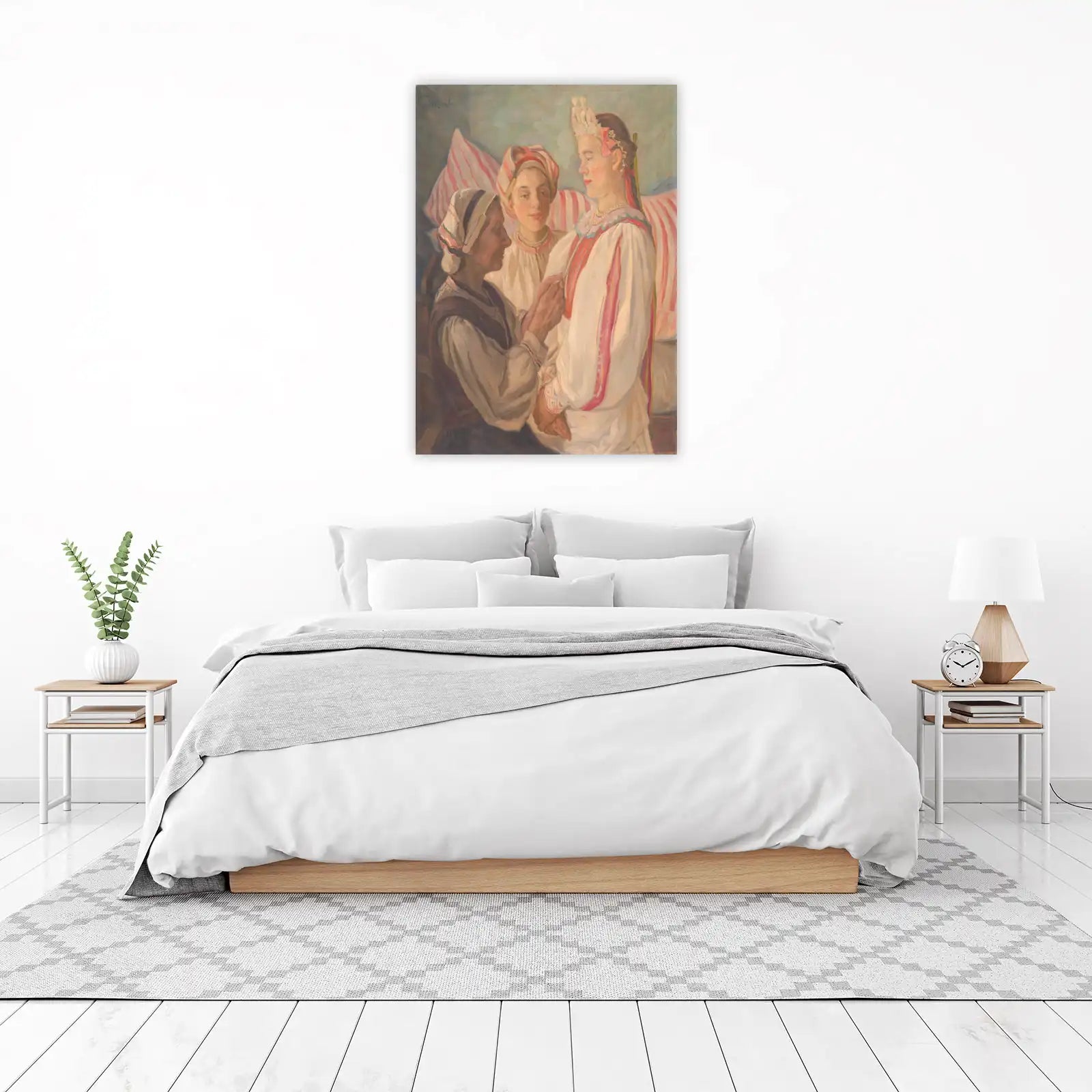 Cultural Portrait Women's Gown Wall Art