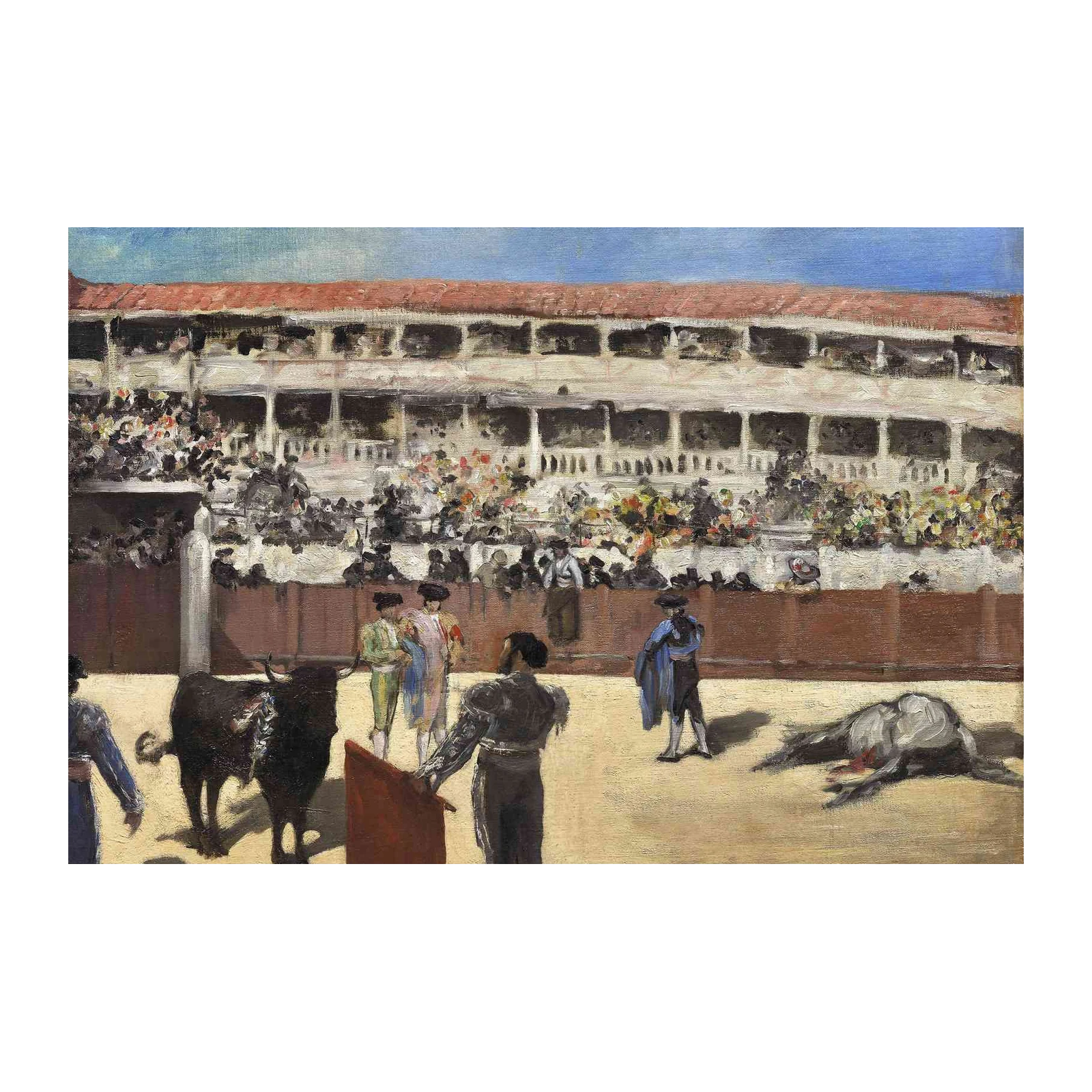 Spanish Bullfighting Scene Wall Art