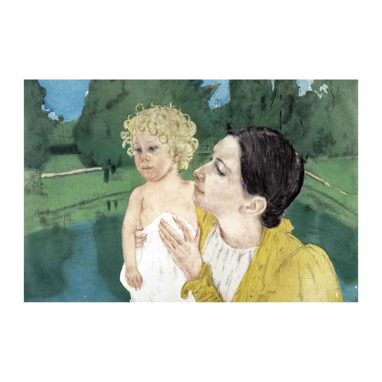 Mother and Child Serenity Wall Art