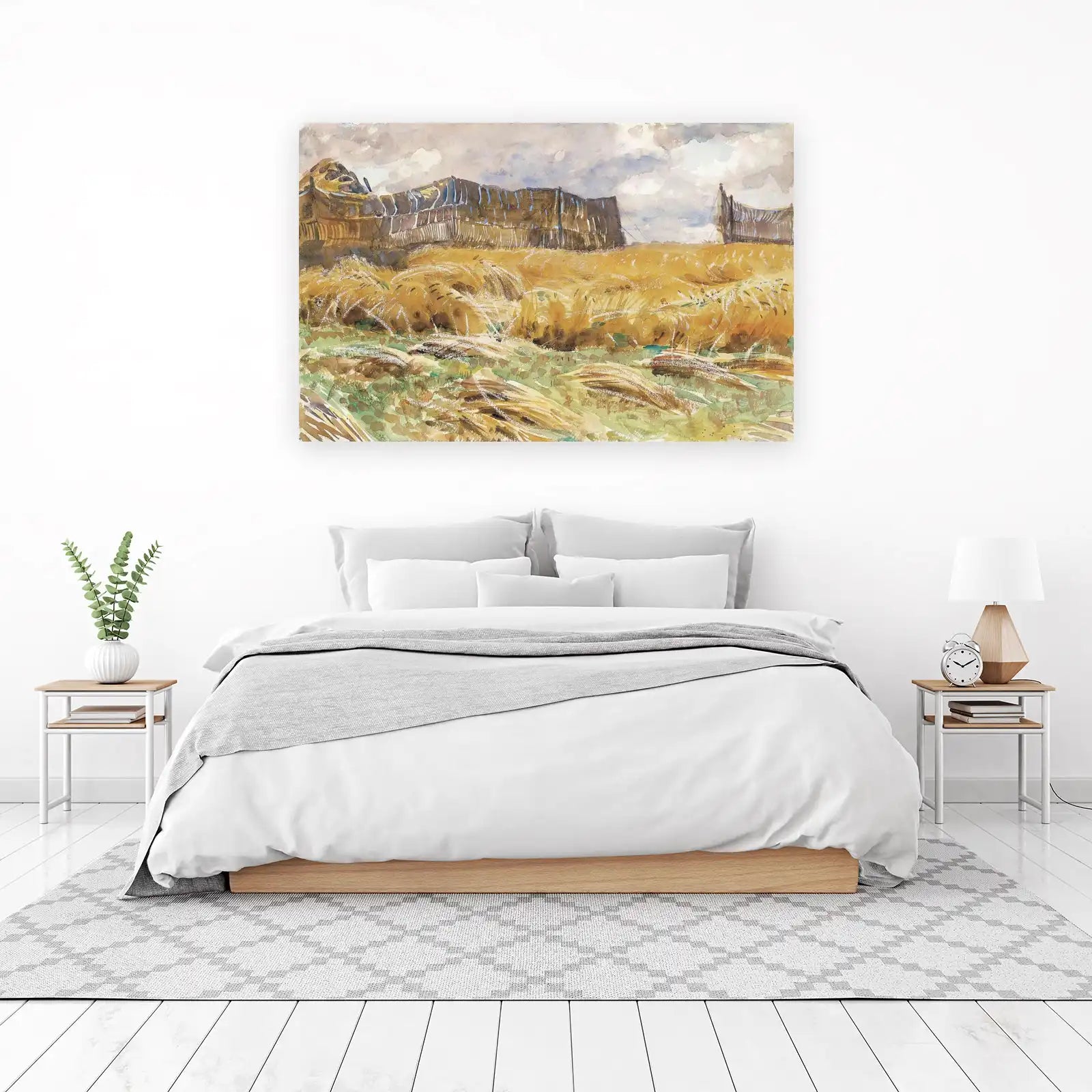 Golden Harvest Landscape Wall Art