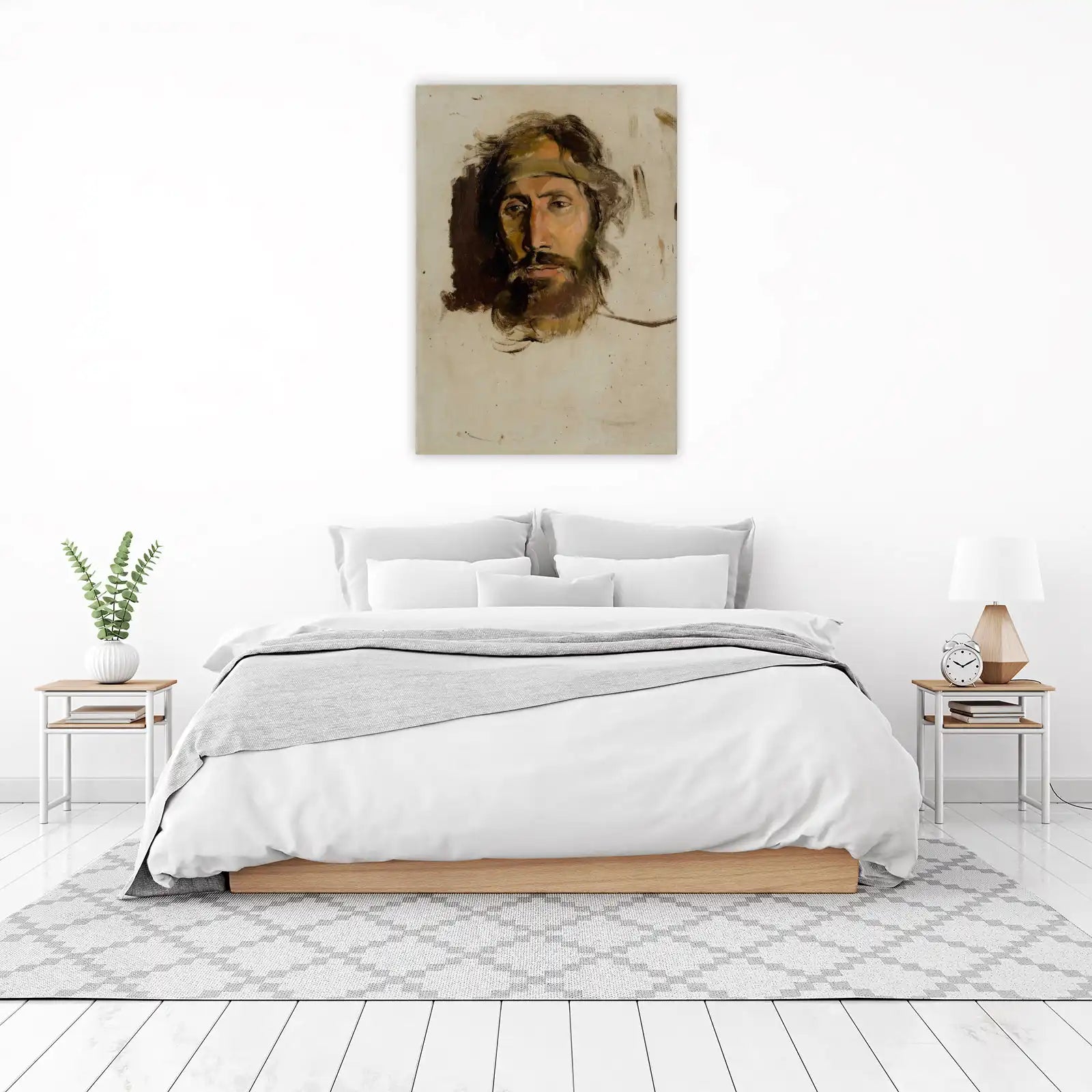 Intense Gaze Portrait Wall Art